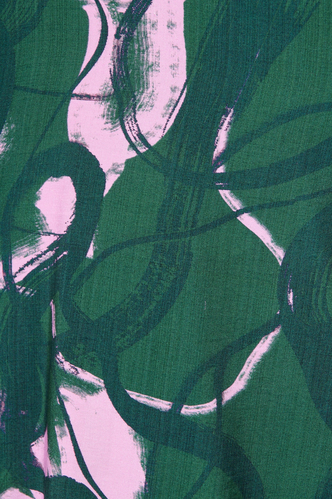 Impulse Midi Shirt Dress in Green Multi Print - Image 6