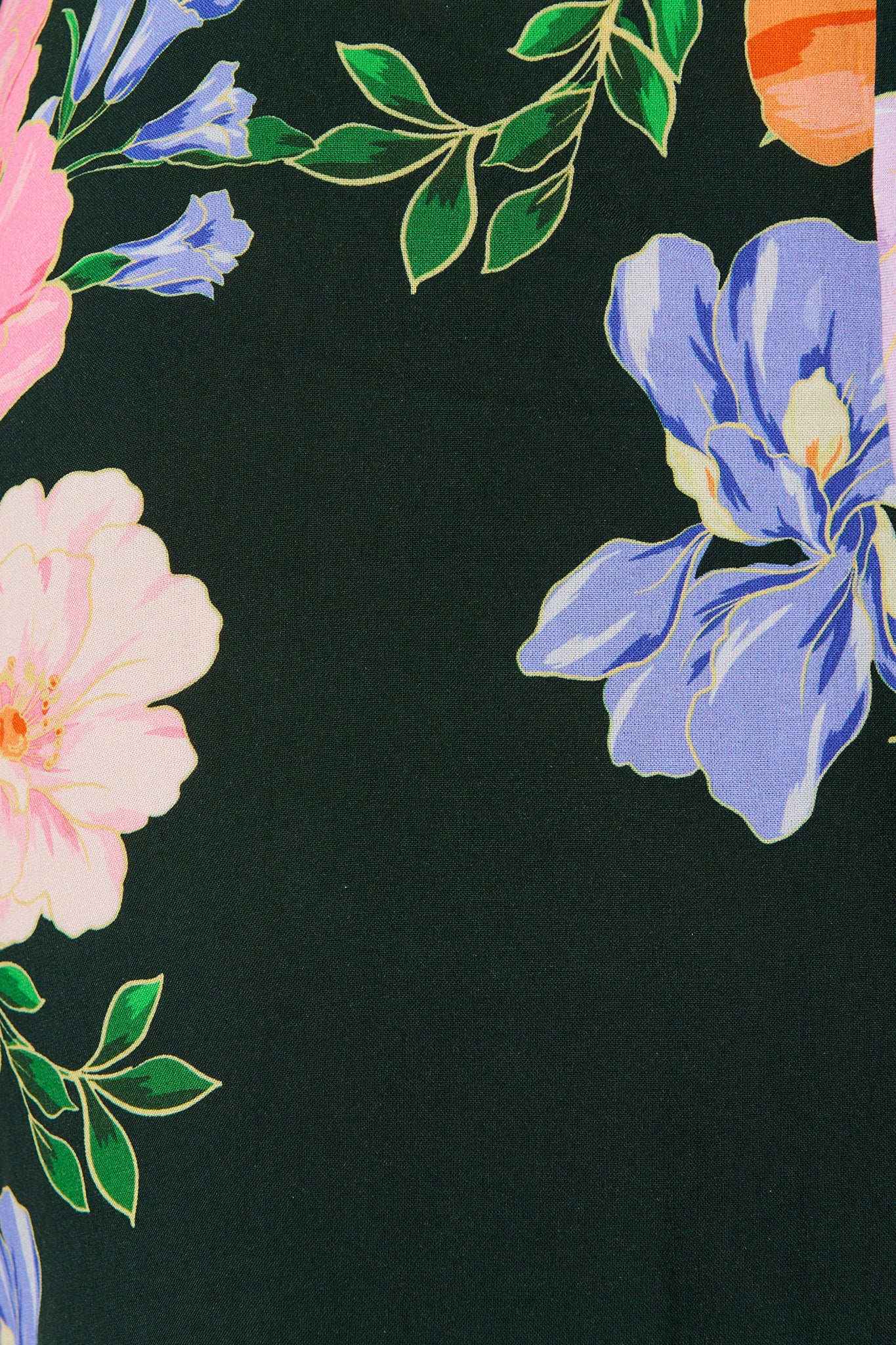 Isla Botanica Midi Shirt Dress in Green with Multi Floral - Image 12