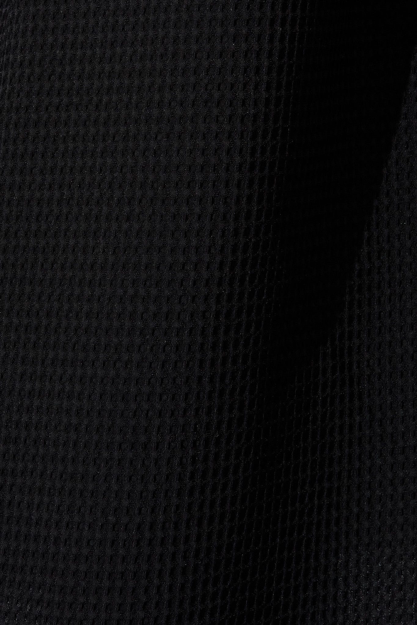 Jardin Dress In Textured Black - Image 10