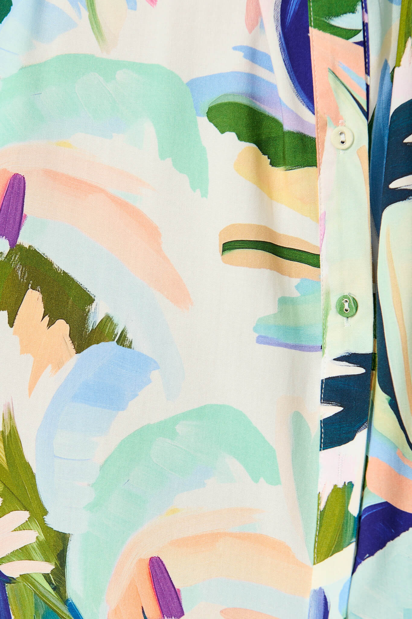 Jaylin Shirt Dress Multi Green Print - Image 10