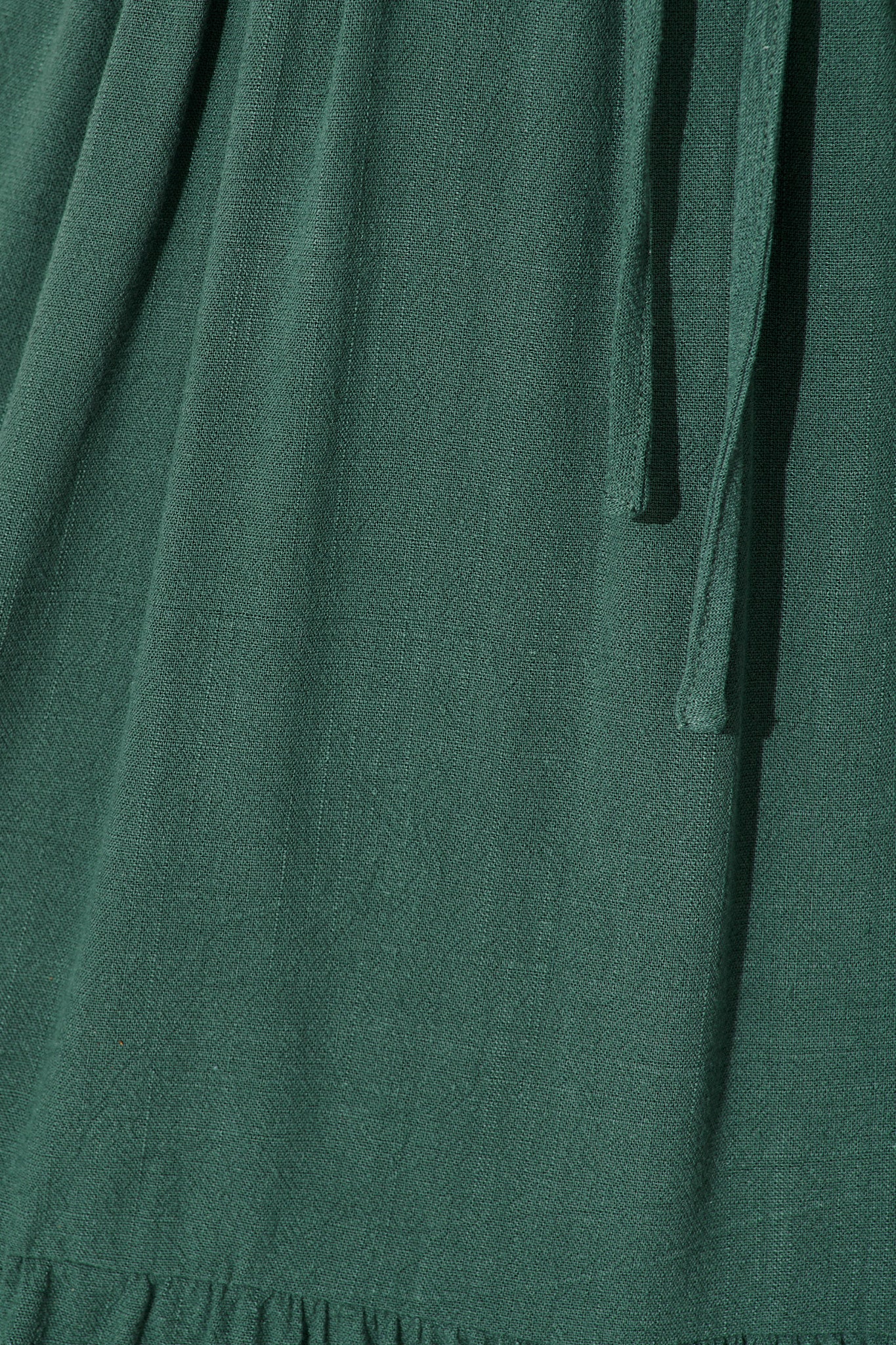 Joy Dress In Green Linen Blend - Image 6