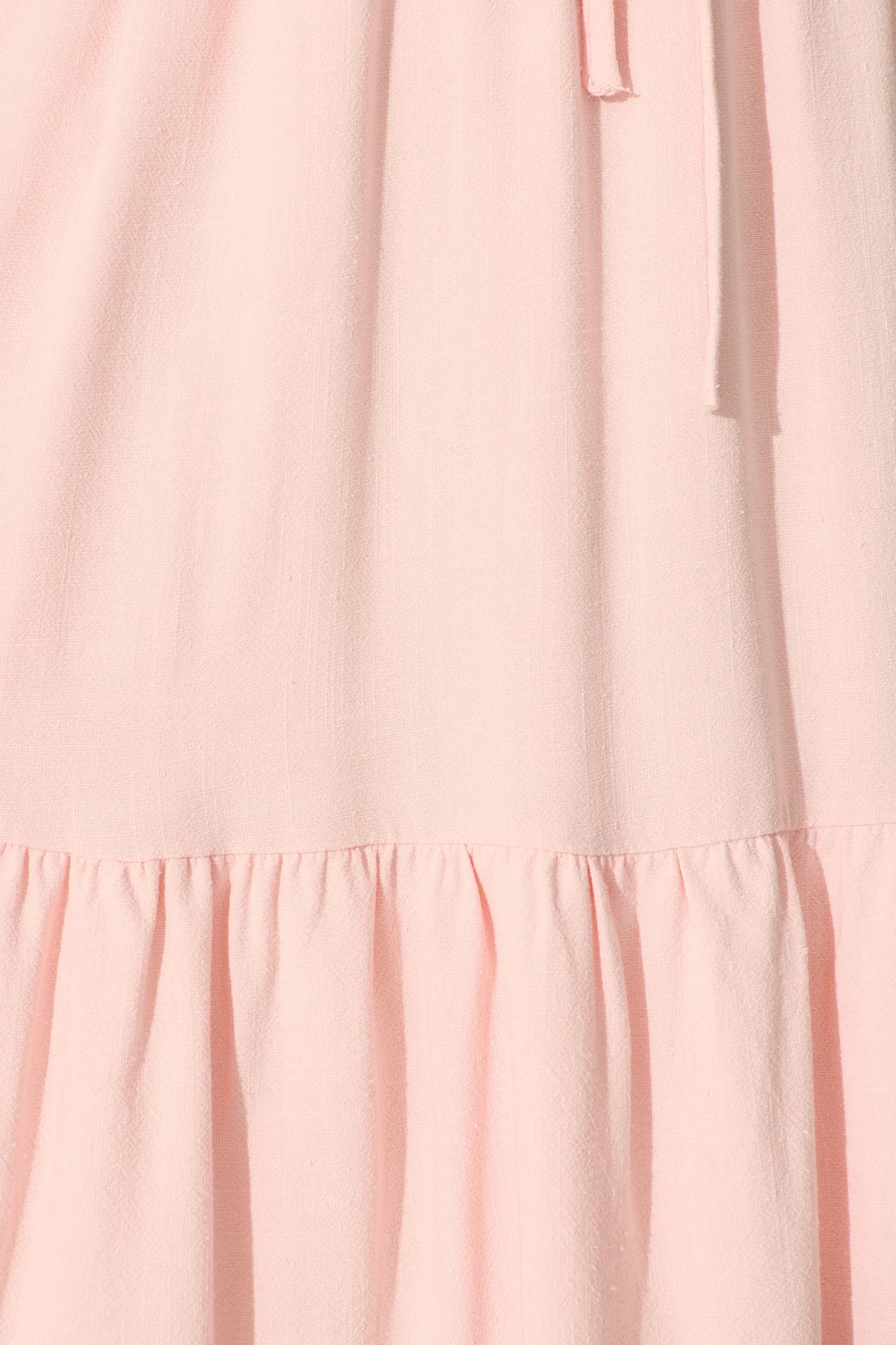 Joy Dress In Pastel Pink Linen Blend - Image 7
