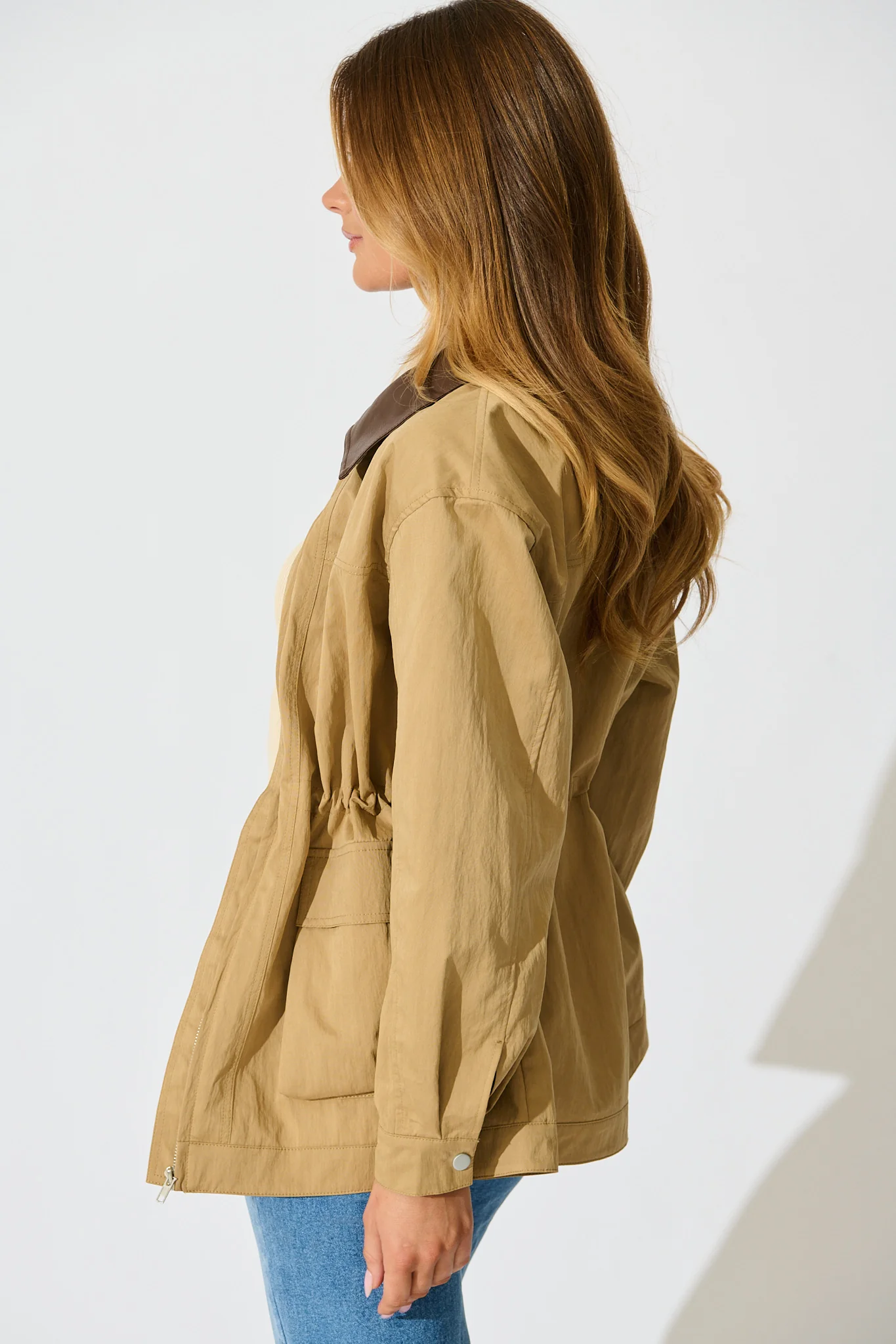 Kensington Jacket in Camel - Image 3