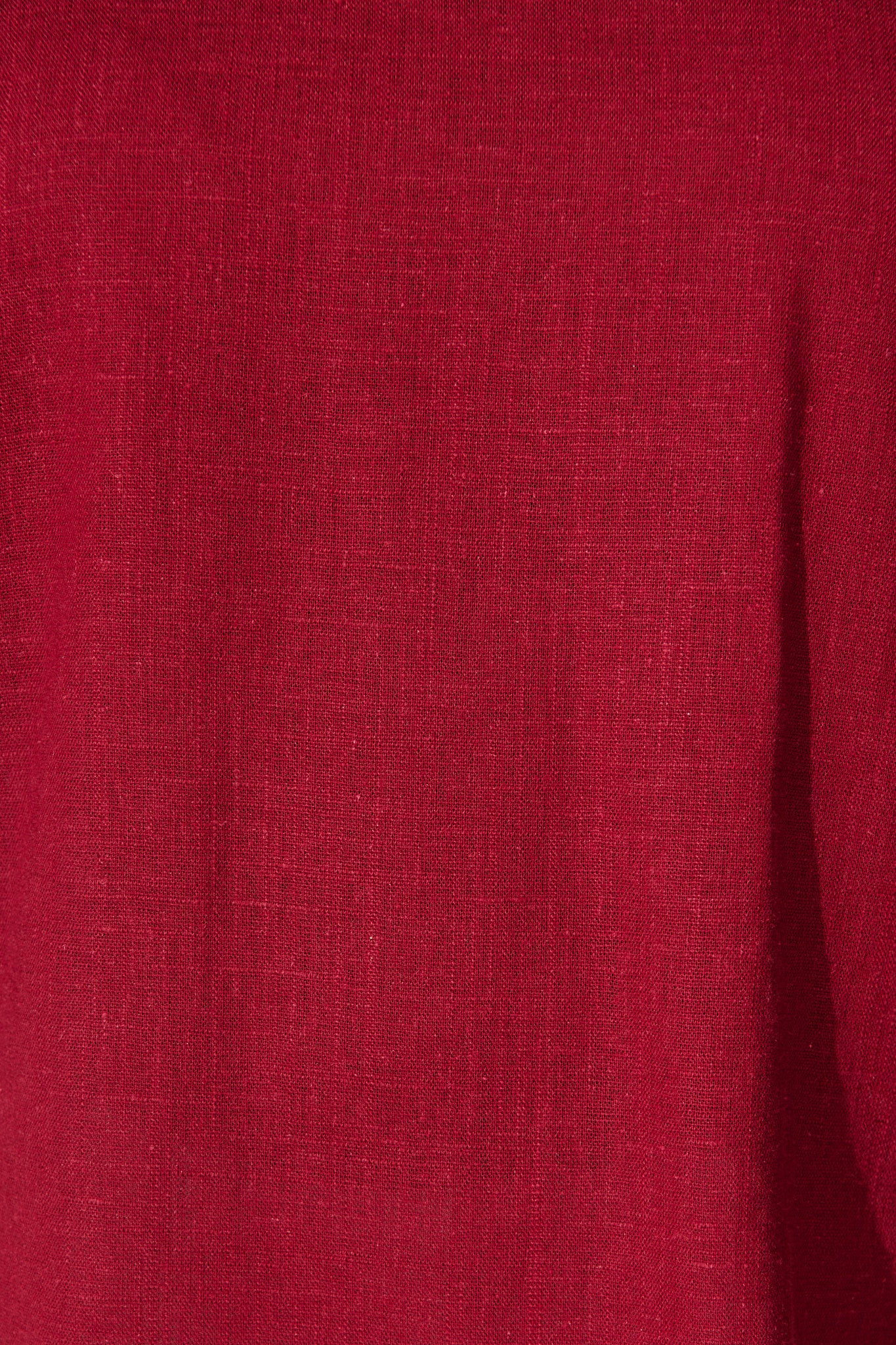 Lanie Top in Wine Cotton Linen - Image 6
