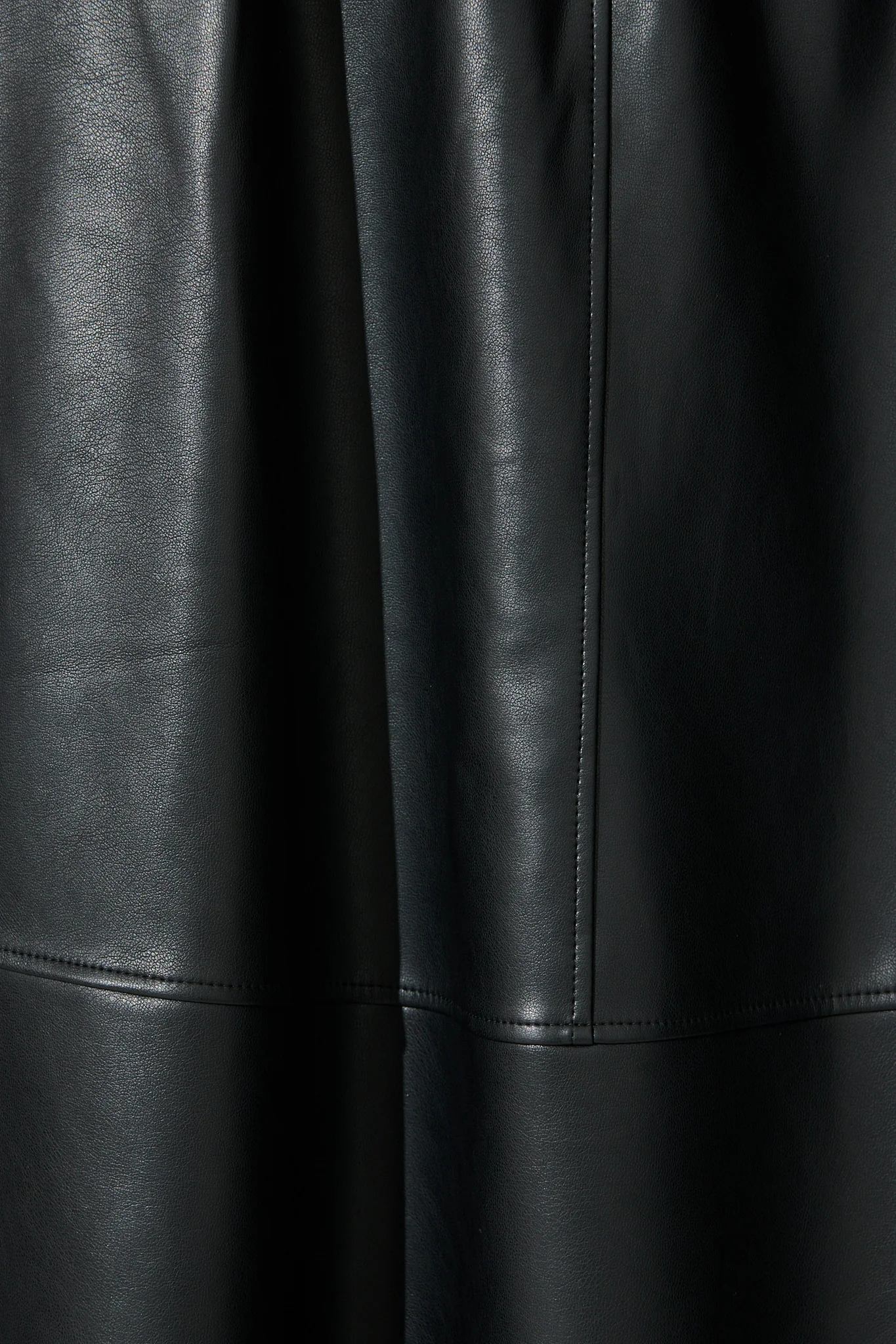 Let It Happen Midi Skirt in Black Leatherette - Image 6