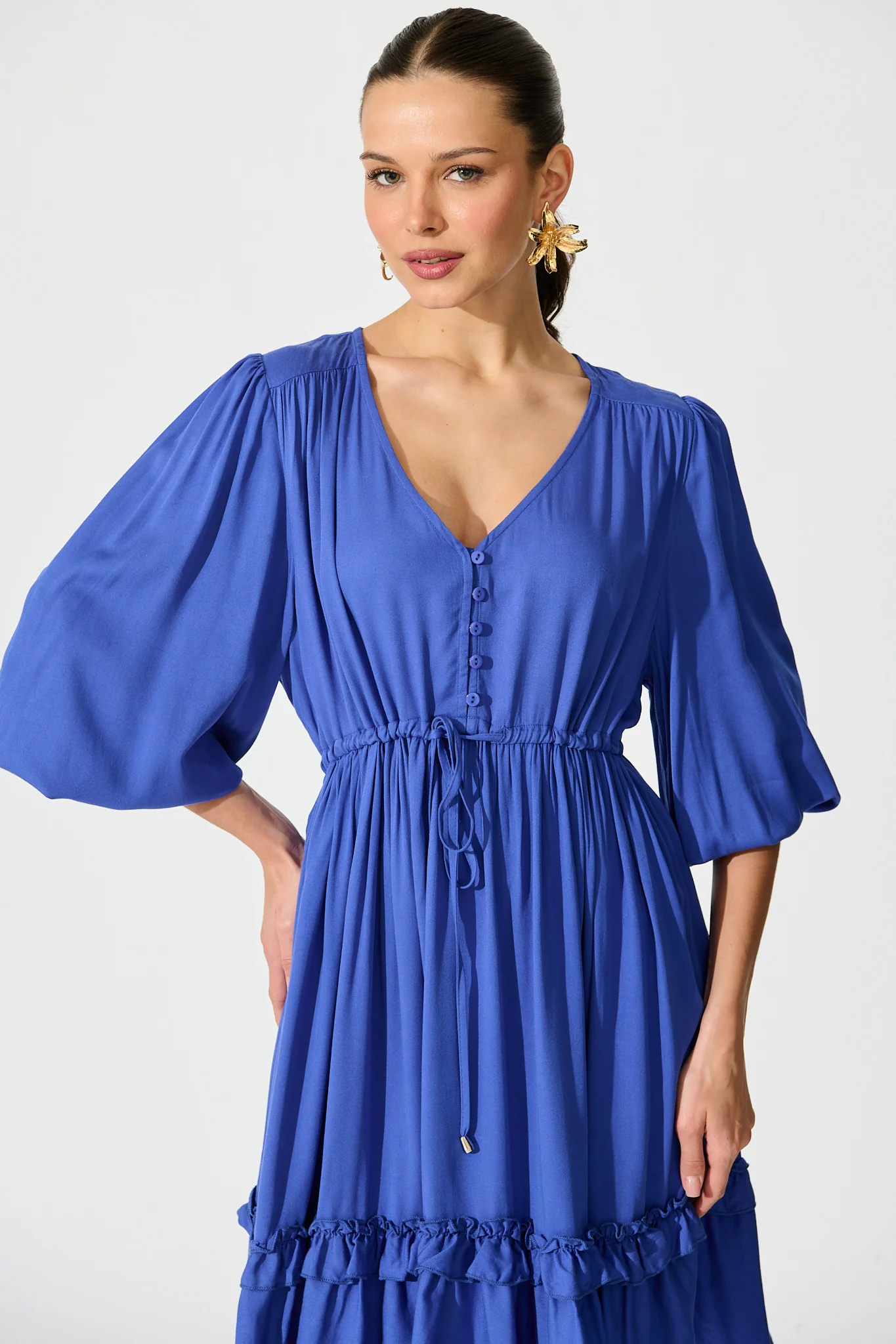 Lotty Dress in Cobalt Blue - Image 2
