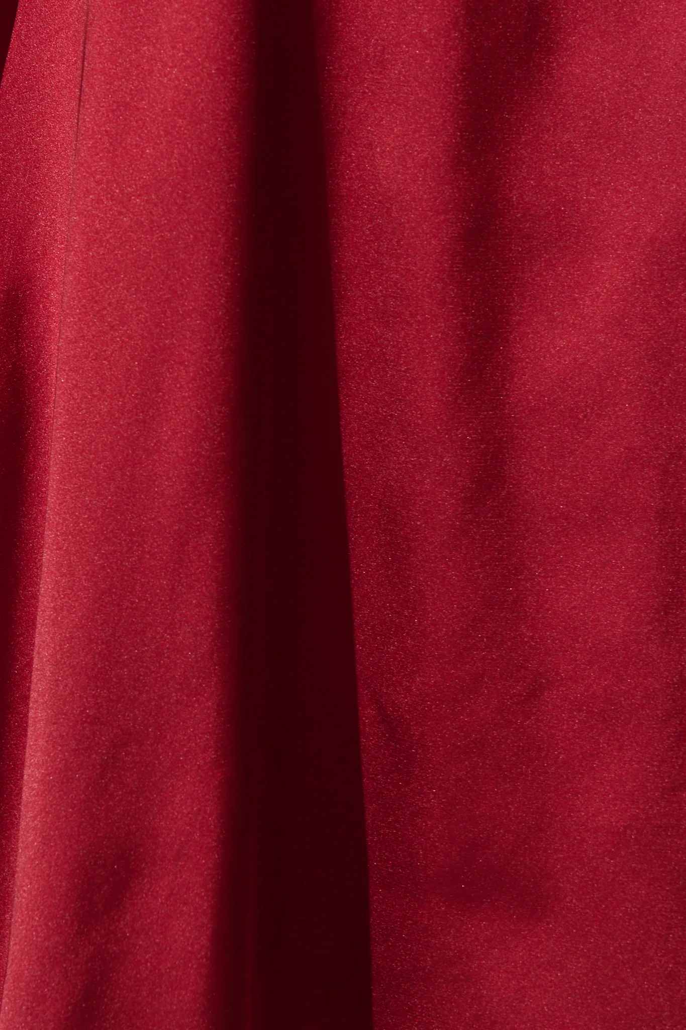 Loulou Maxi Dress in Wine Satin - Image 11