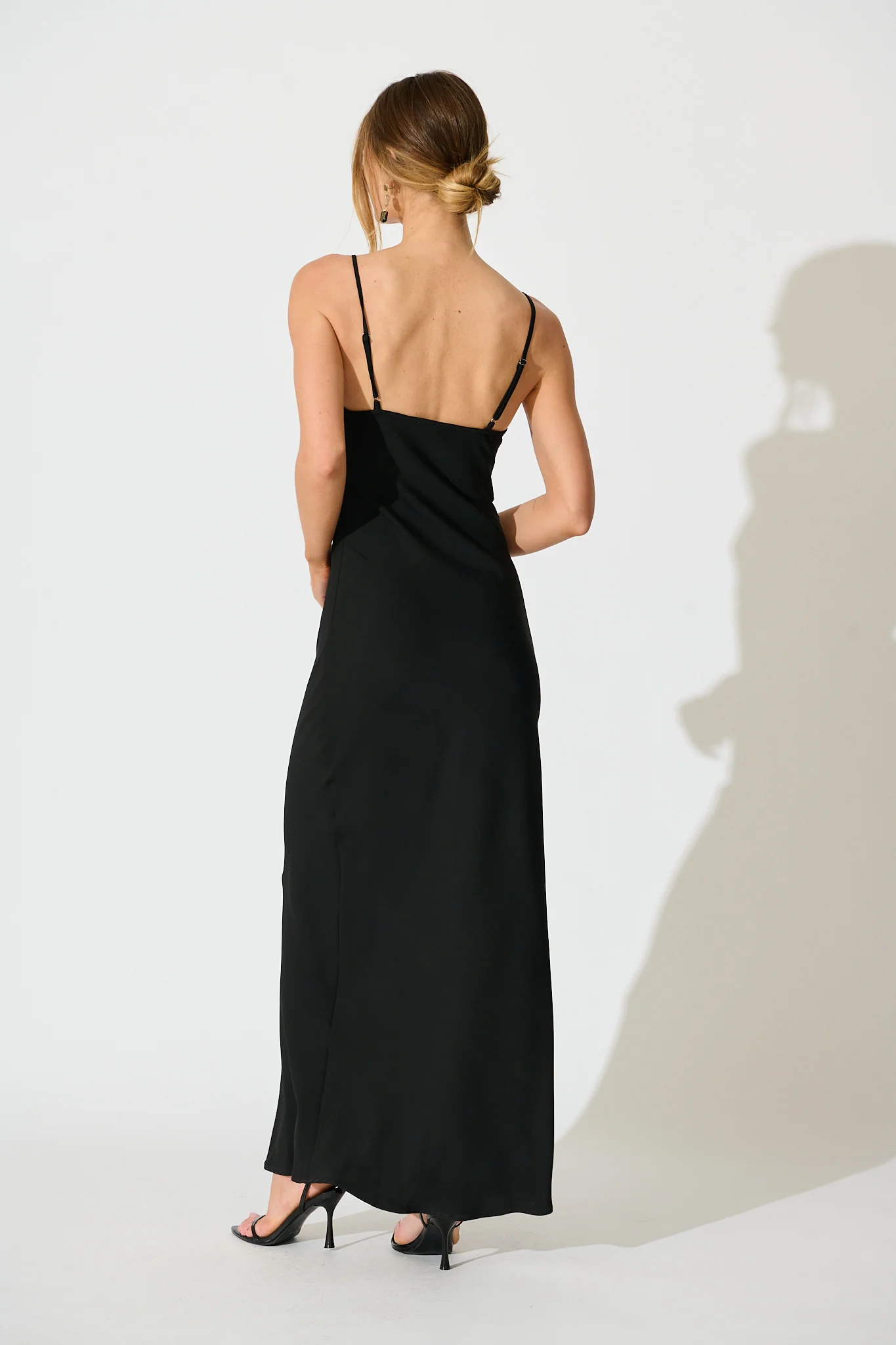 Lush Reverie Maxi Dress in Black - Image 7