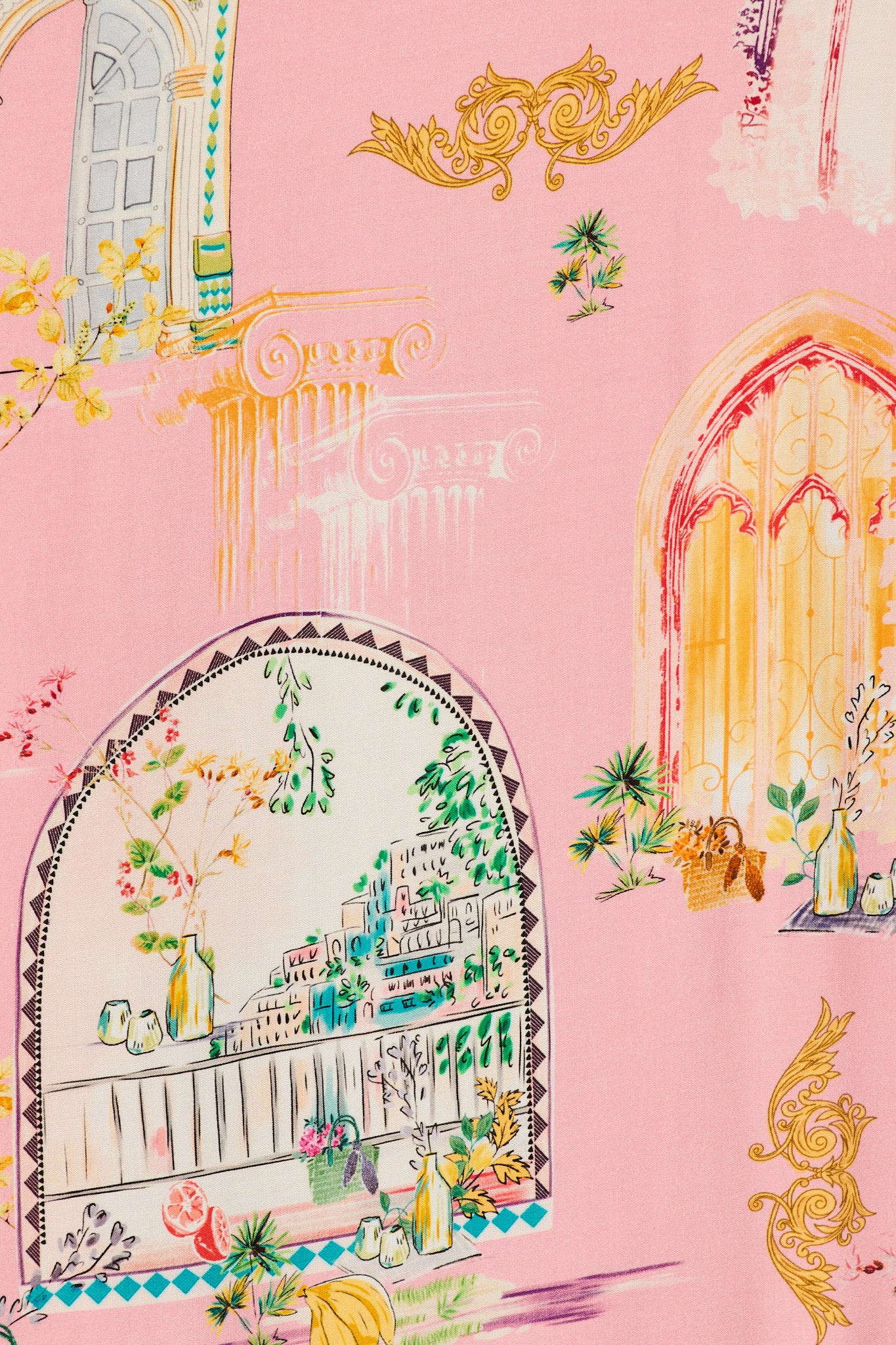 Maci Maxi Sundress in Pink Multi Print - Image 6