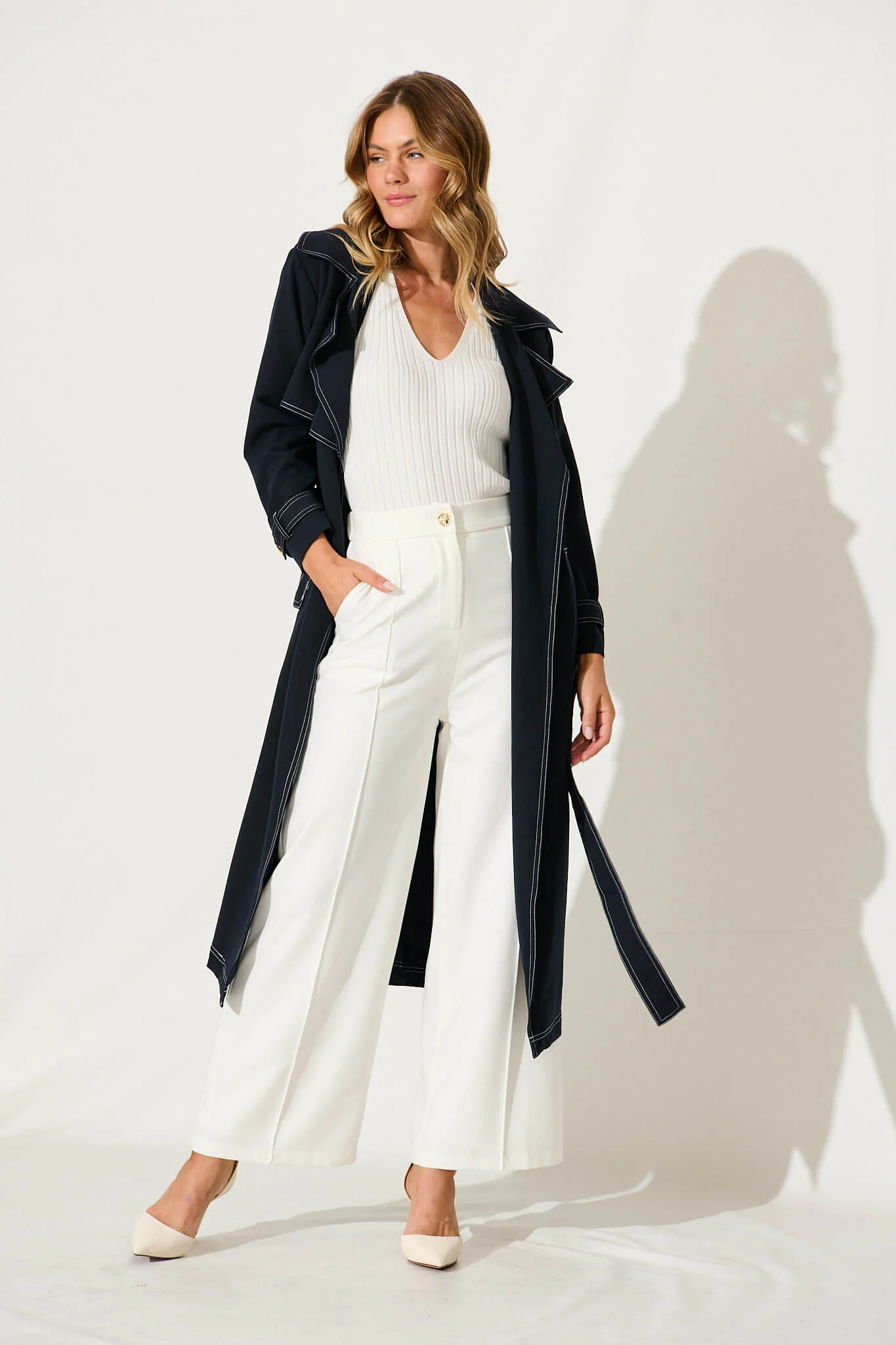 Mantra Pant In White - Image 7