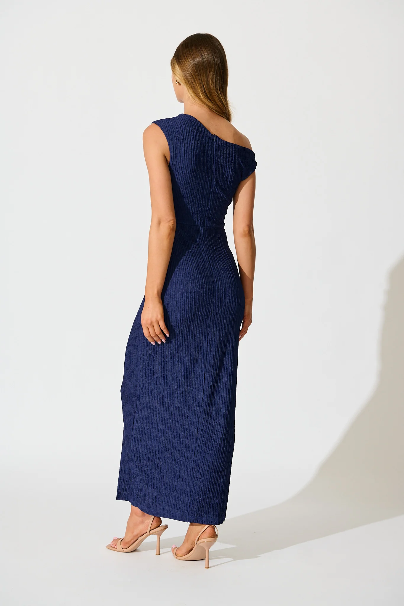 Midnight Whisper Midi Dress In Navy - Image 8