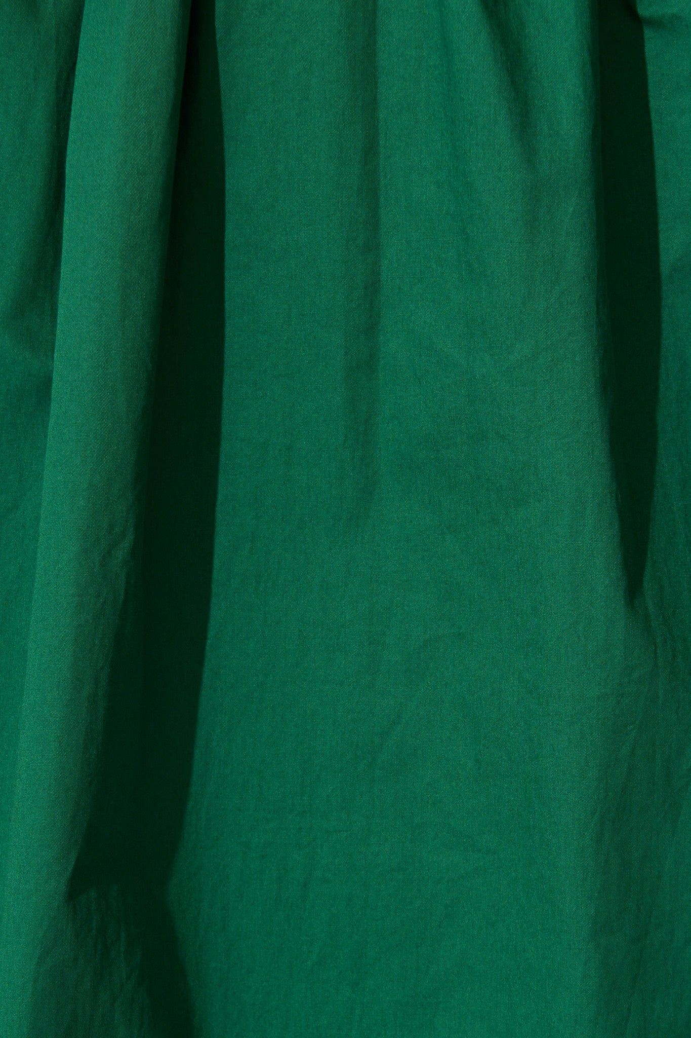 Mila Midi Dress in Emerald Cotton - Image 6