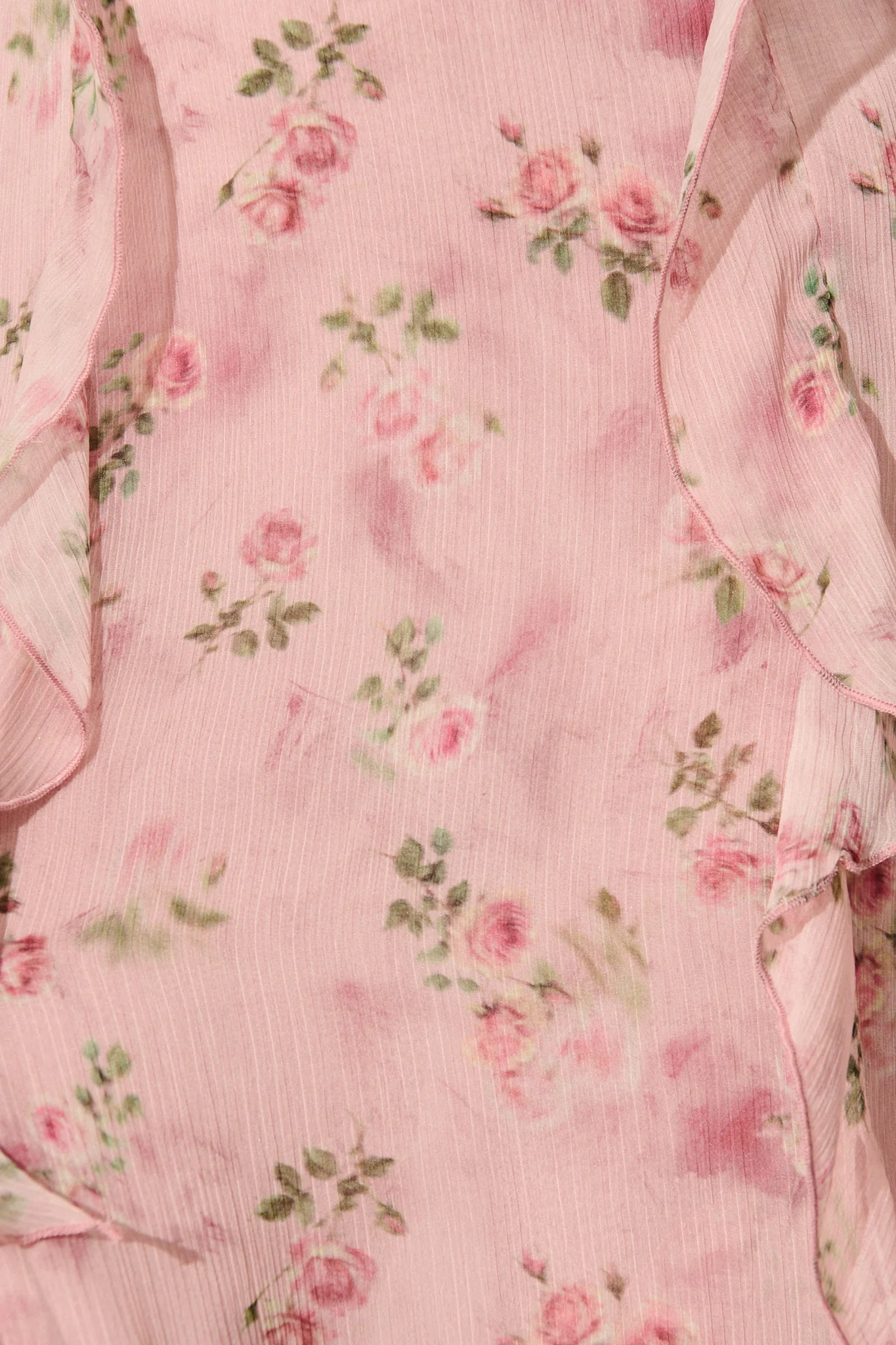 Mistlight Halter Neck Maxi Dress in Pink Floral - Image 11