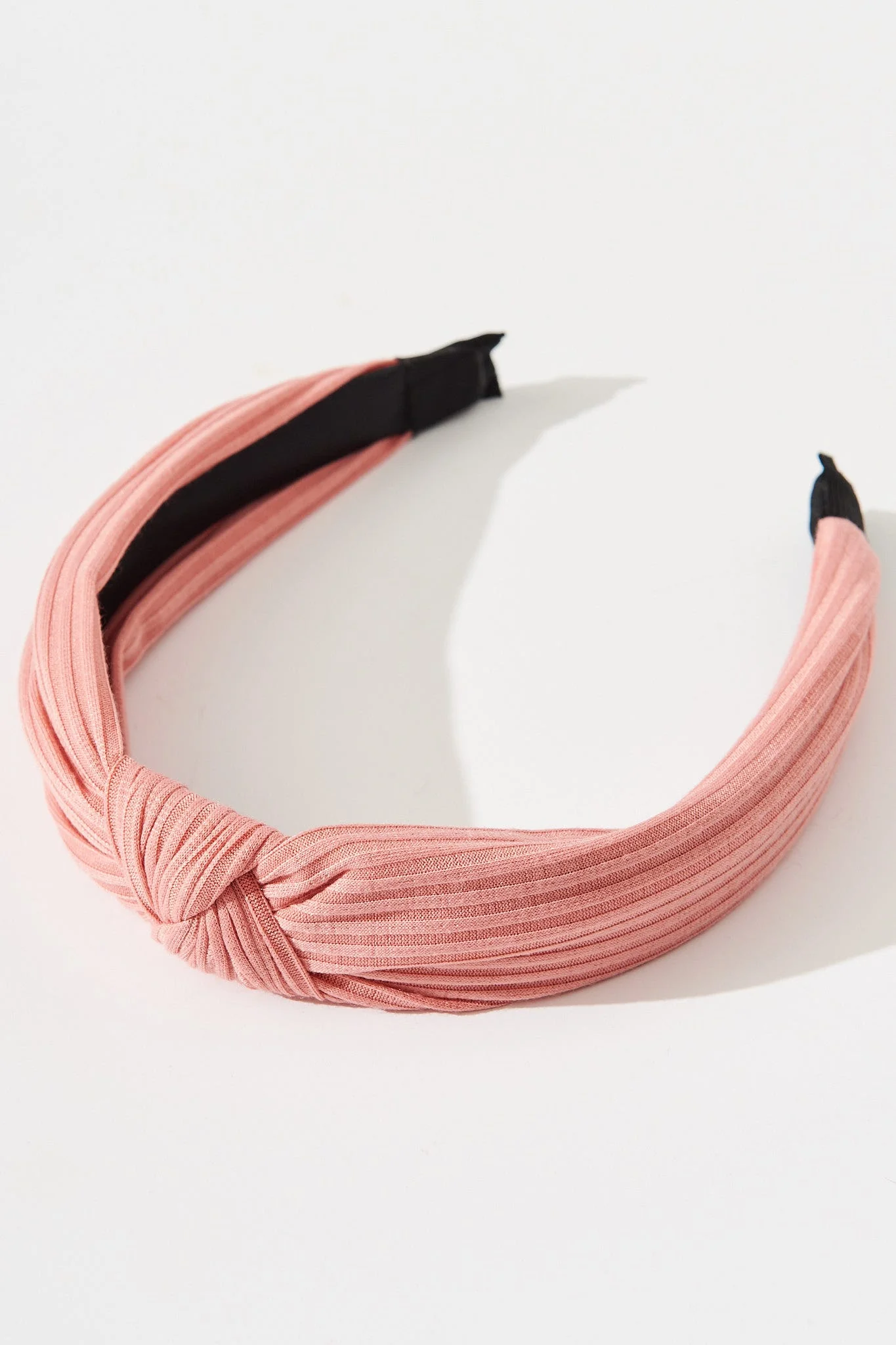 Nadia Knot Headband In Pink - Image 2