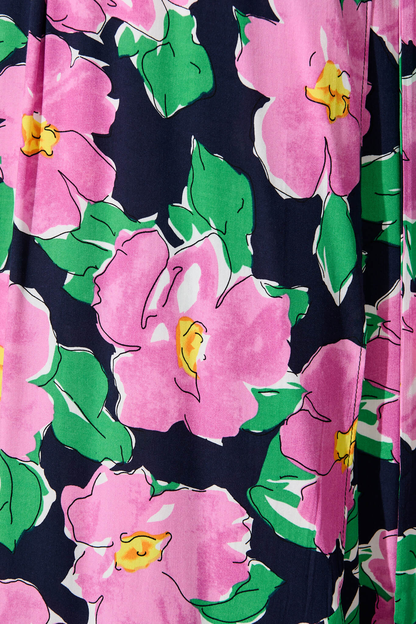 Naira Midi Wrap Dress in Black and Purple Floral - Image 6