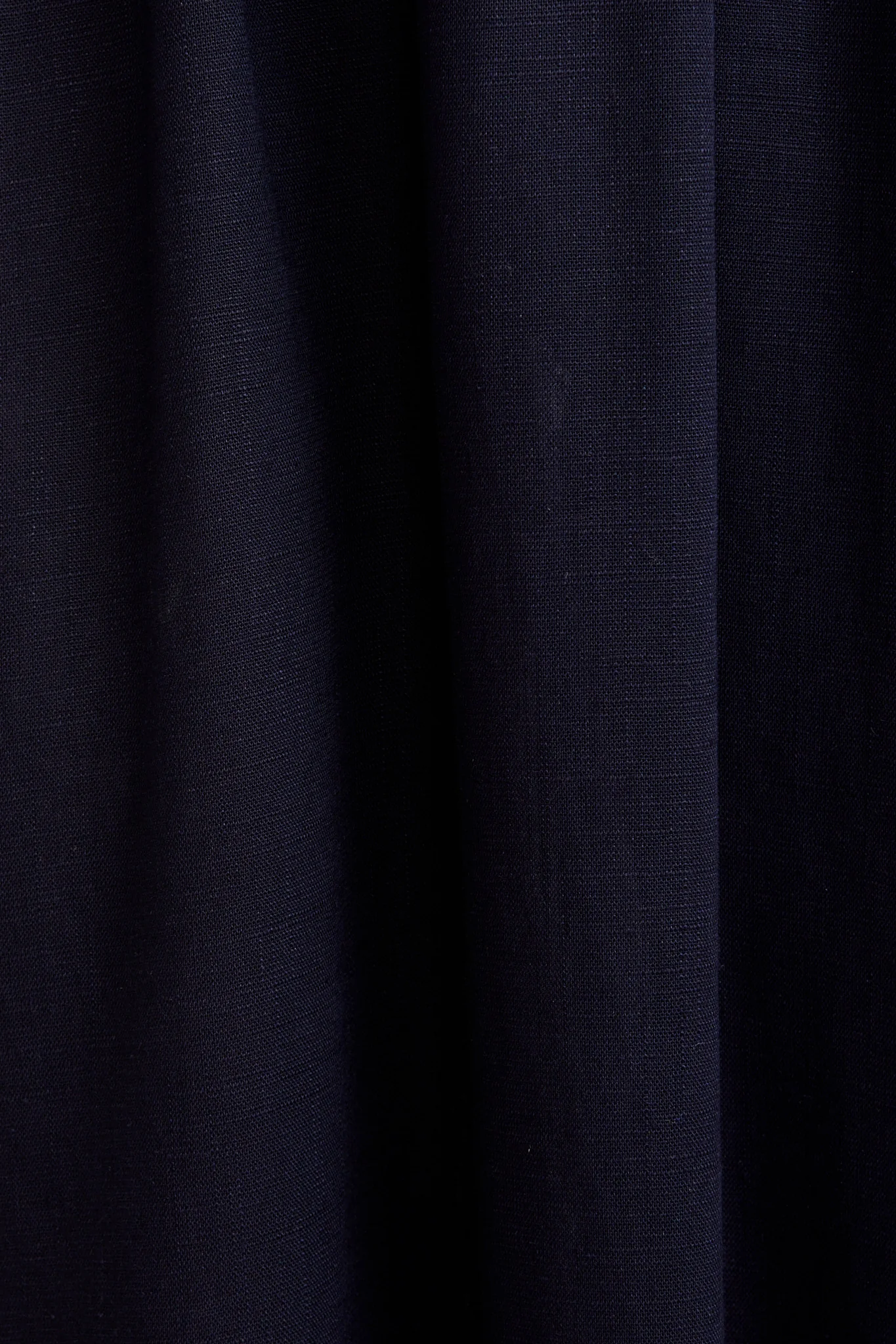 Nerea Midi Dress in Navy Linen Blend - Image 6