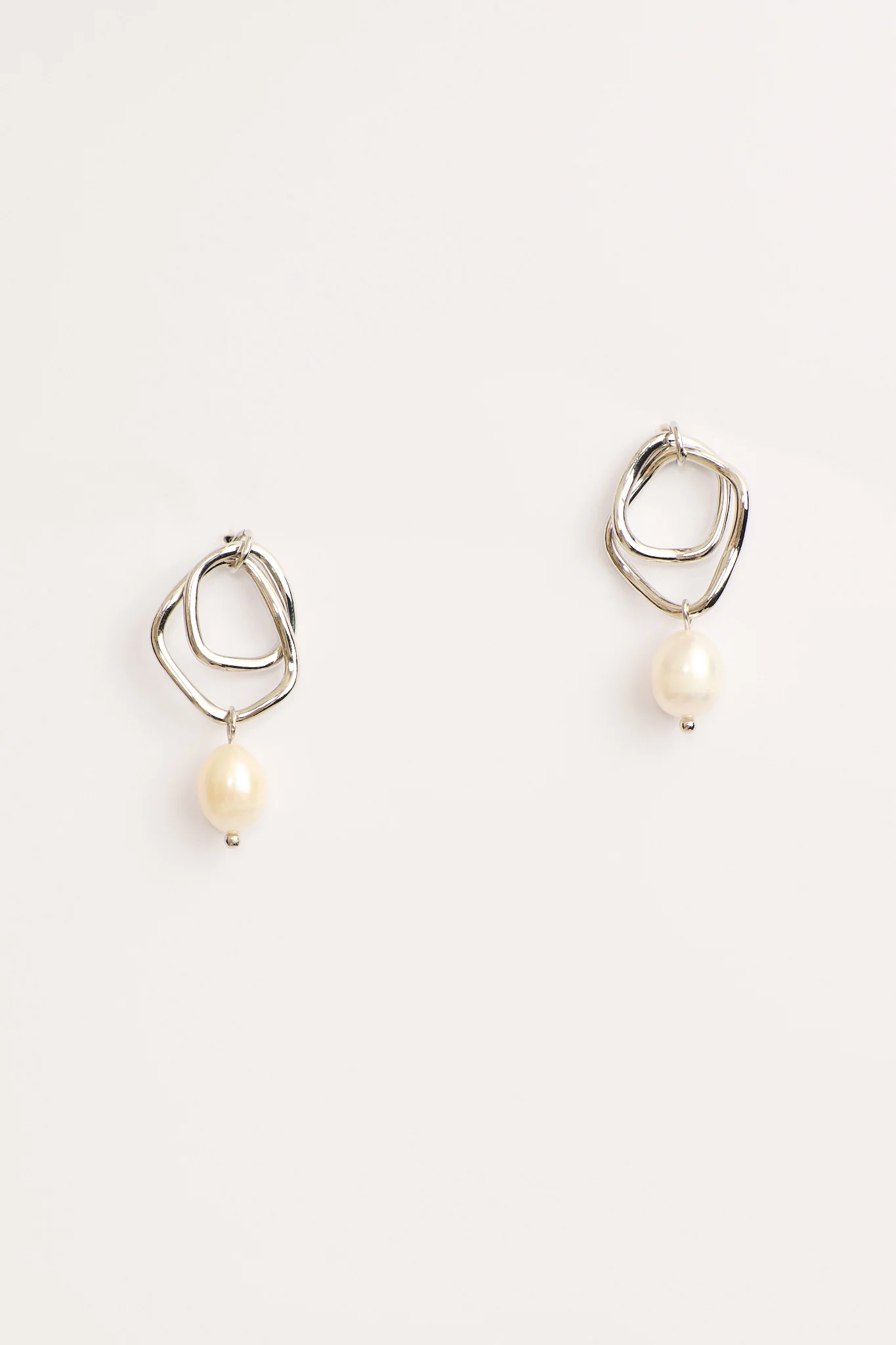 Nessie Drop Earrings in Silver
