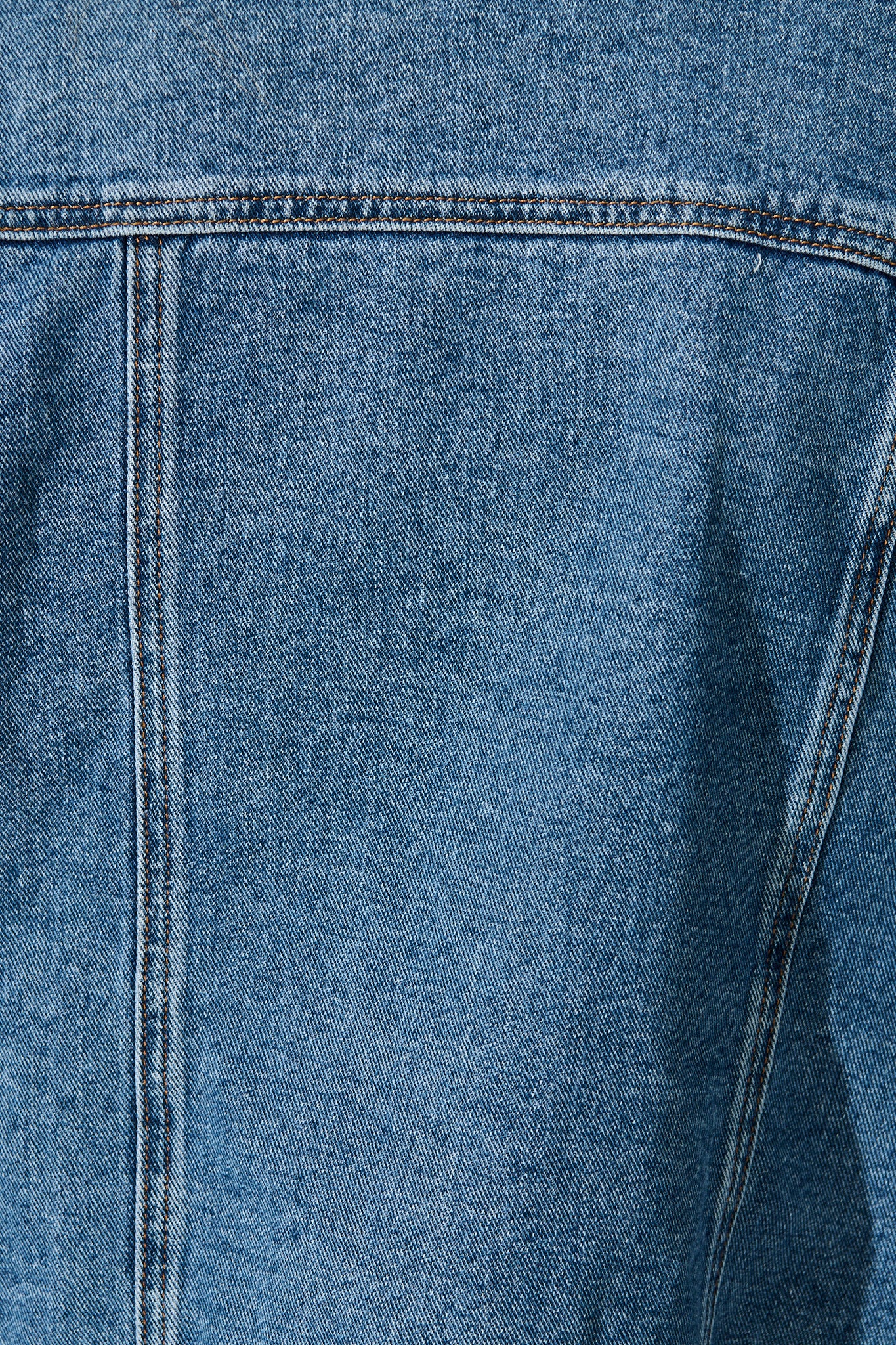No Doubts Denim Jacket in Mid Blue Wash - Image 10