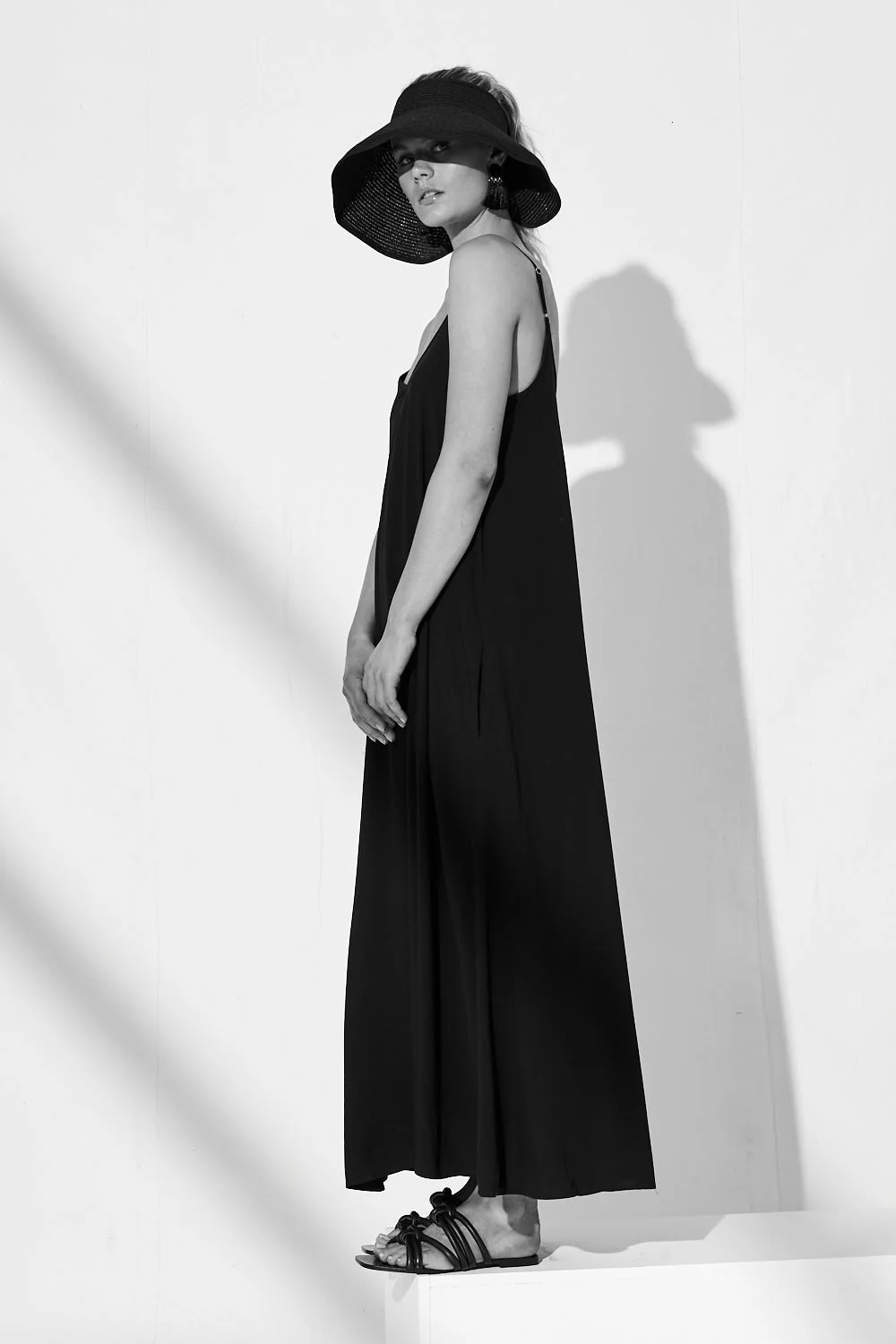 No Scrubs Maxi Dress In Black - Image 3