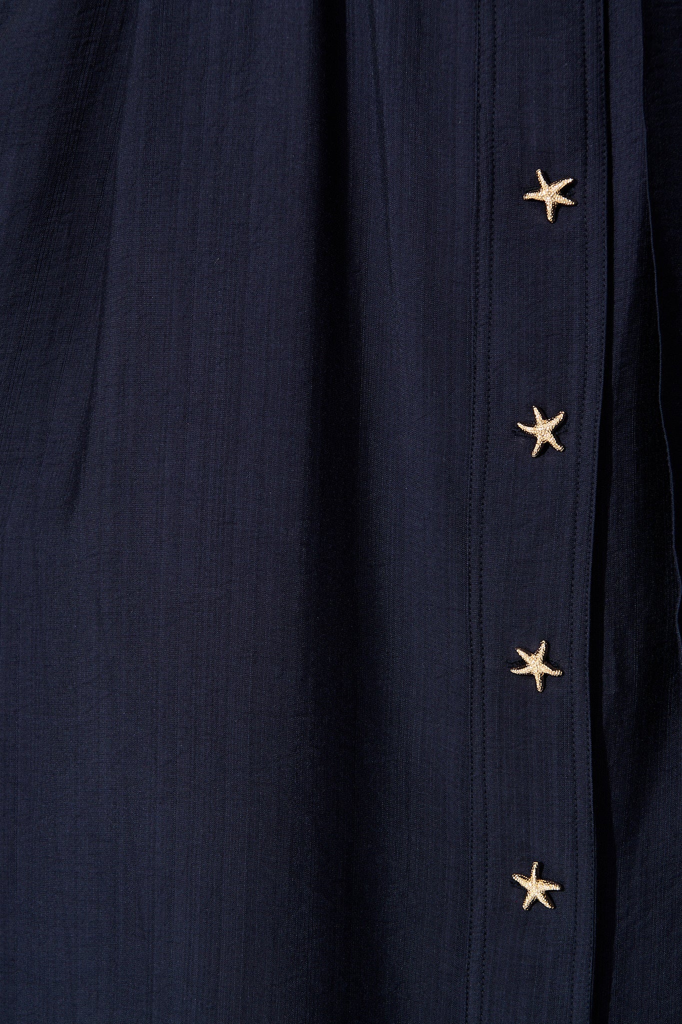 Nuala Midi Shirt Dress in Navy - Image 6