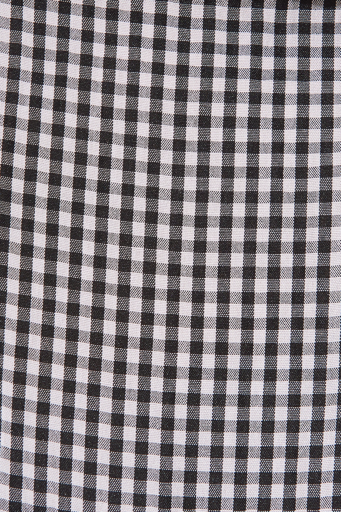 Odewick Midi Dress In Black Gingham - Image 10