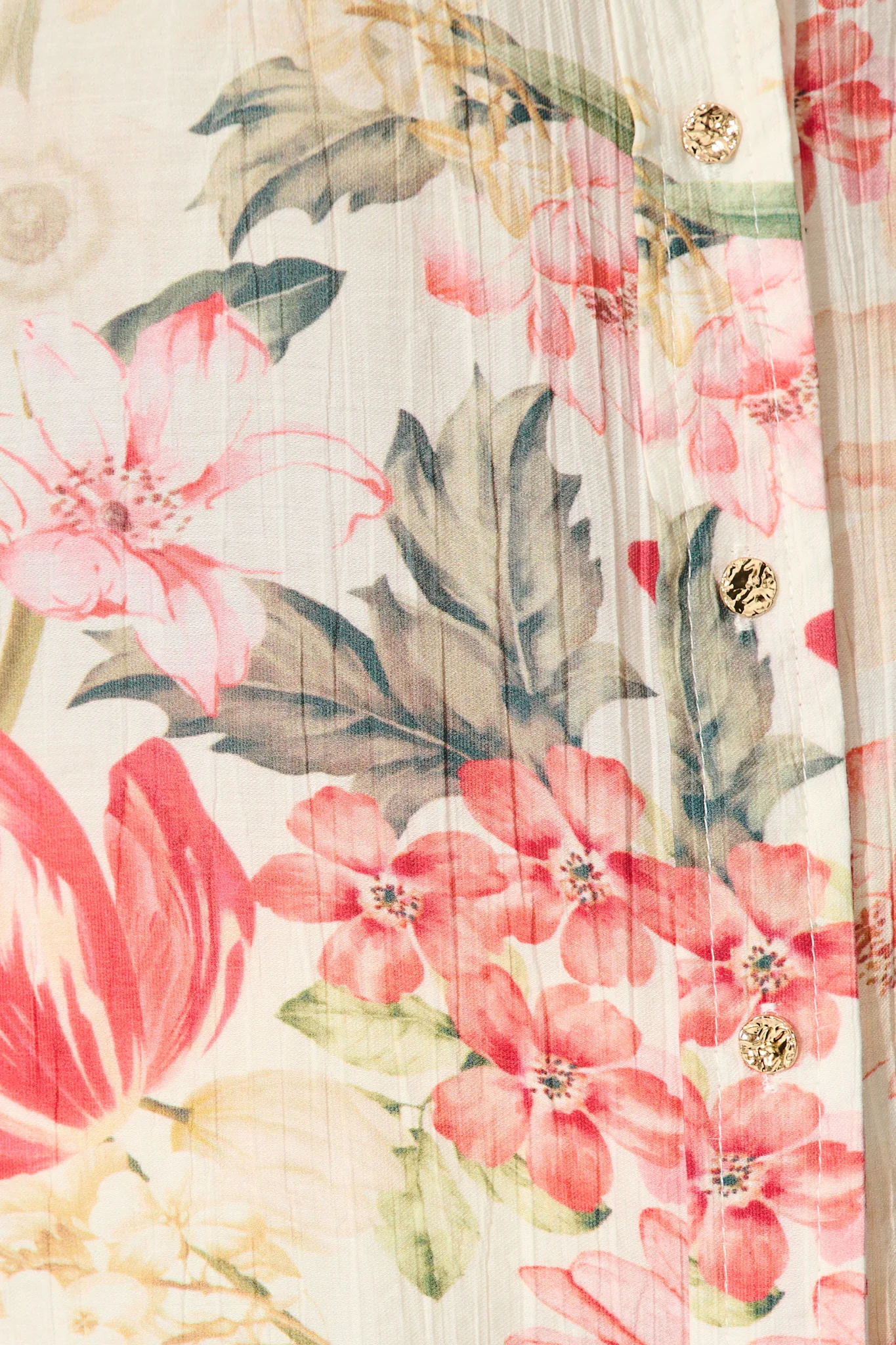 Orchard in Bloom Shirt in Cream with Multi Floral - Image 7