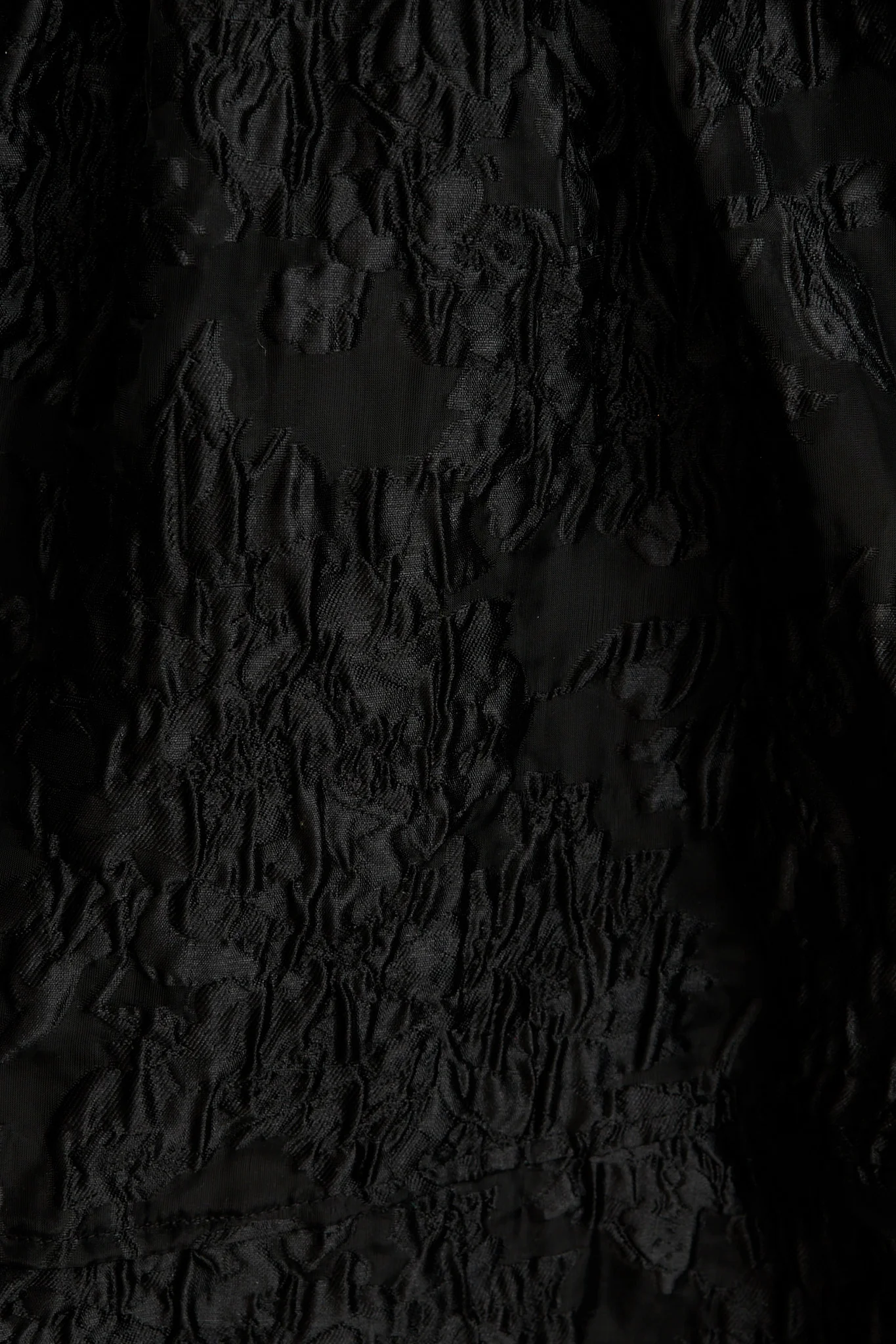 Paris Dreamer Dress in Black Floral Organza Jacquard - Image 12