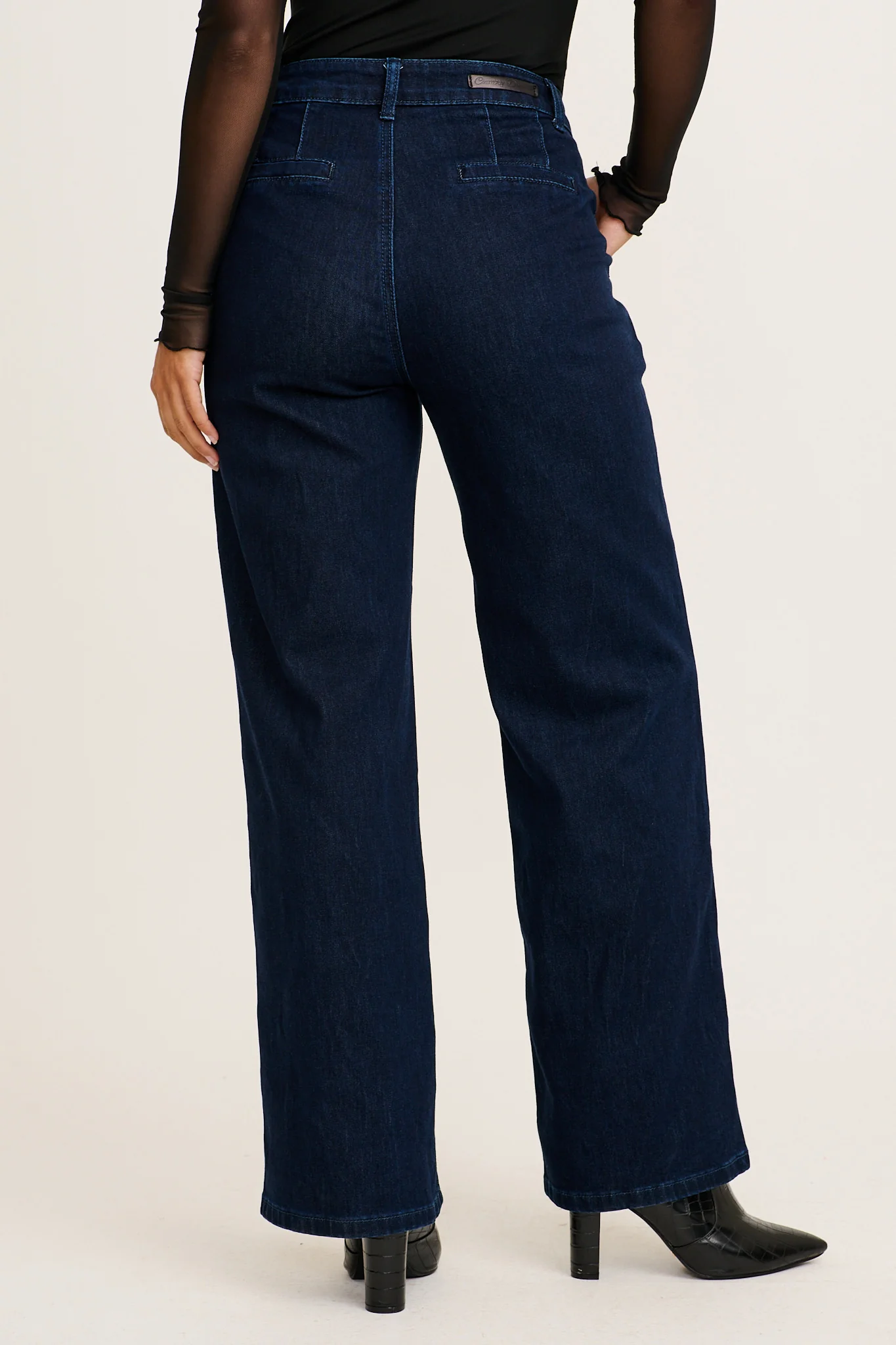 Perry High Rise Straight Leg Jean In Indigo Denim - Image 3