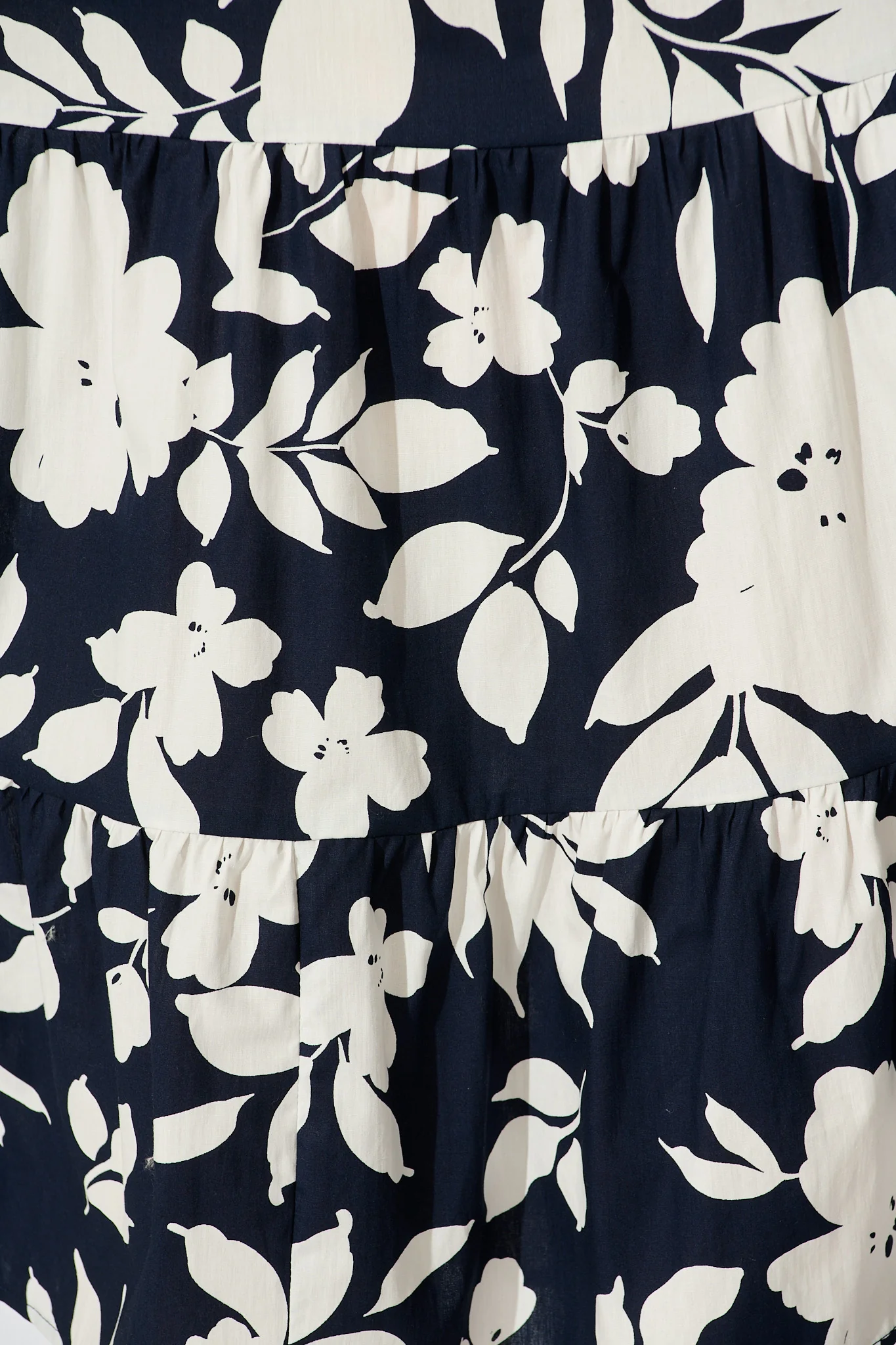 Petal Haze Sundress in Navy Floral Cotton Poplin - Image 6