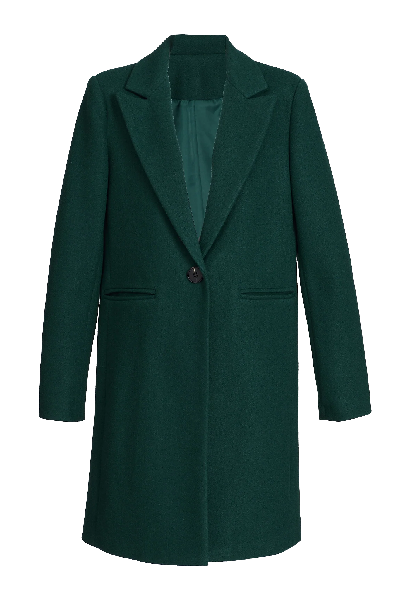 Prato Coat In Emerald - Image 7