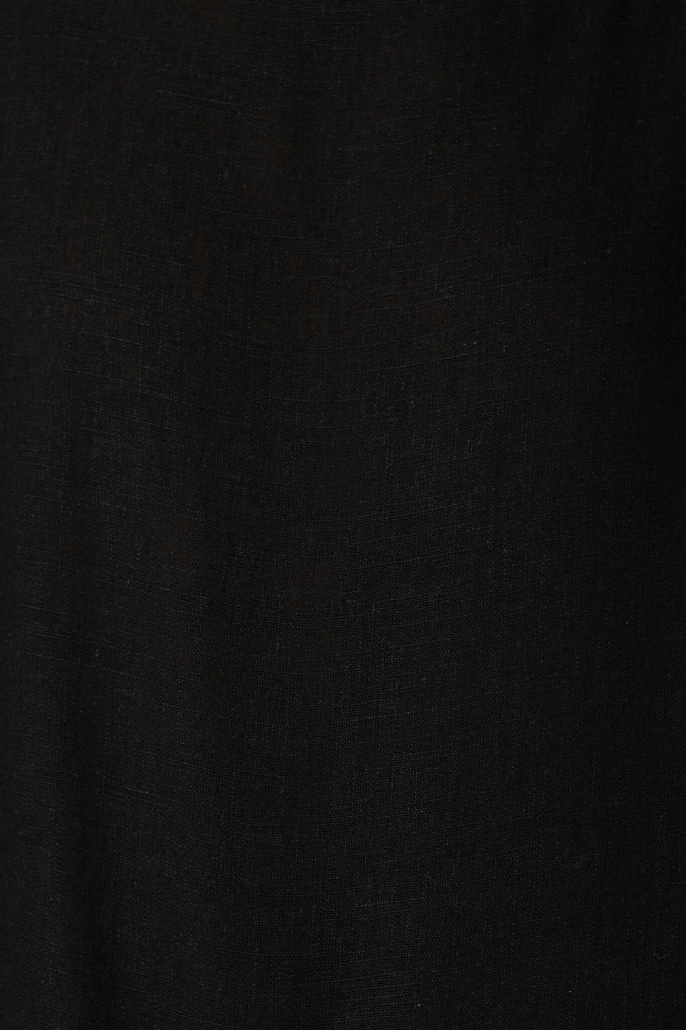 Rejina Top In Black Linen Blend - Image 5