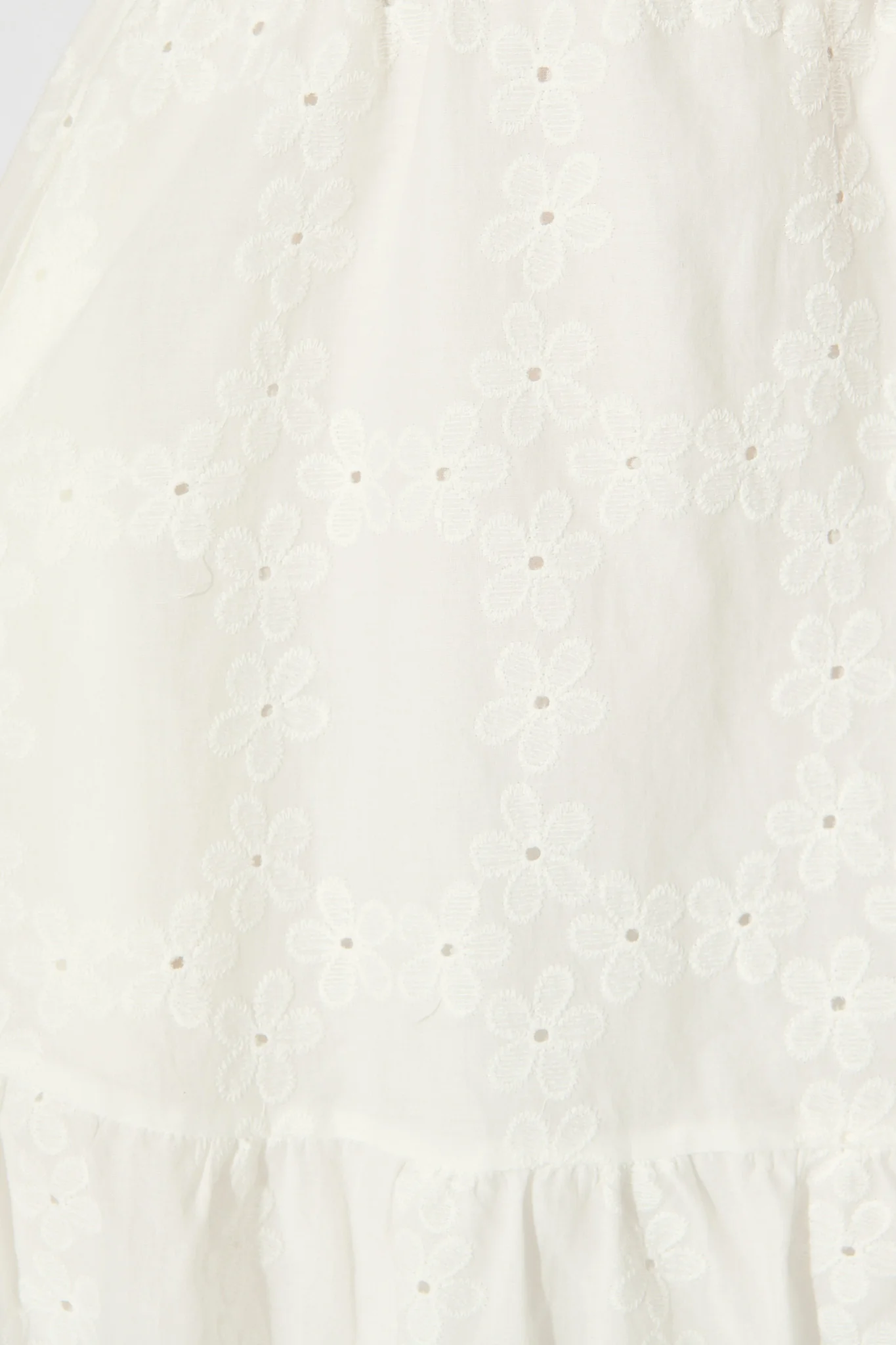 Rio Dress in White Embroidery Cotton - Image 6