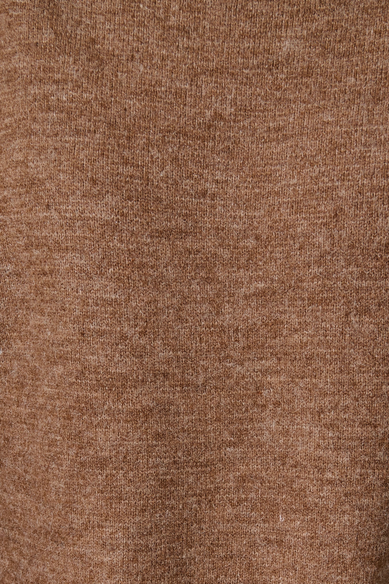 Rochelle Knit In Chocolate Marle Wool Blend - Image 6