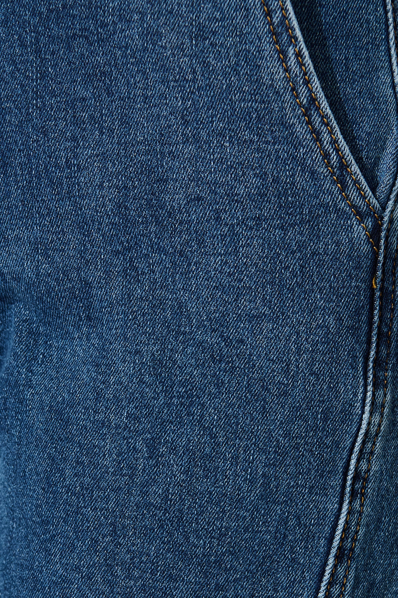 Rosalia High Rise Straight Leg Jean in Dark Blue Denim - Image 6
