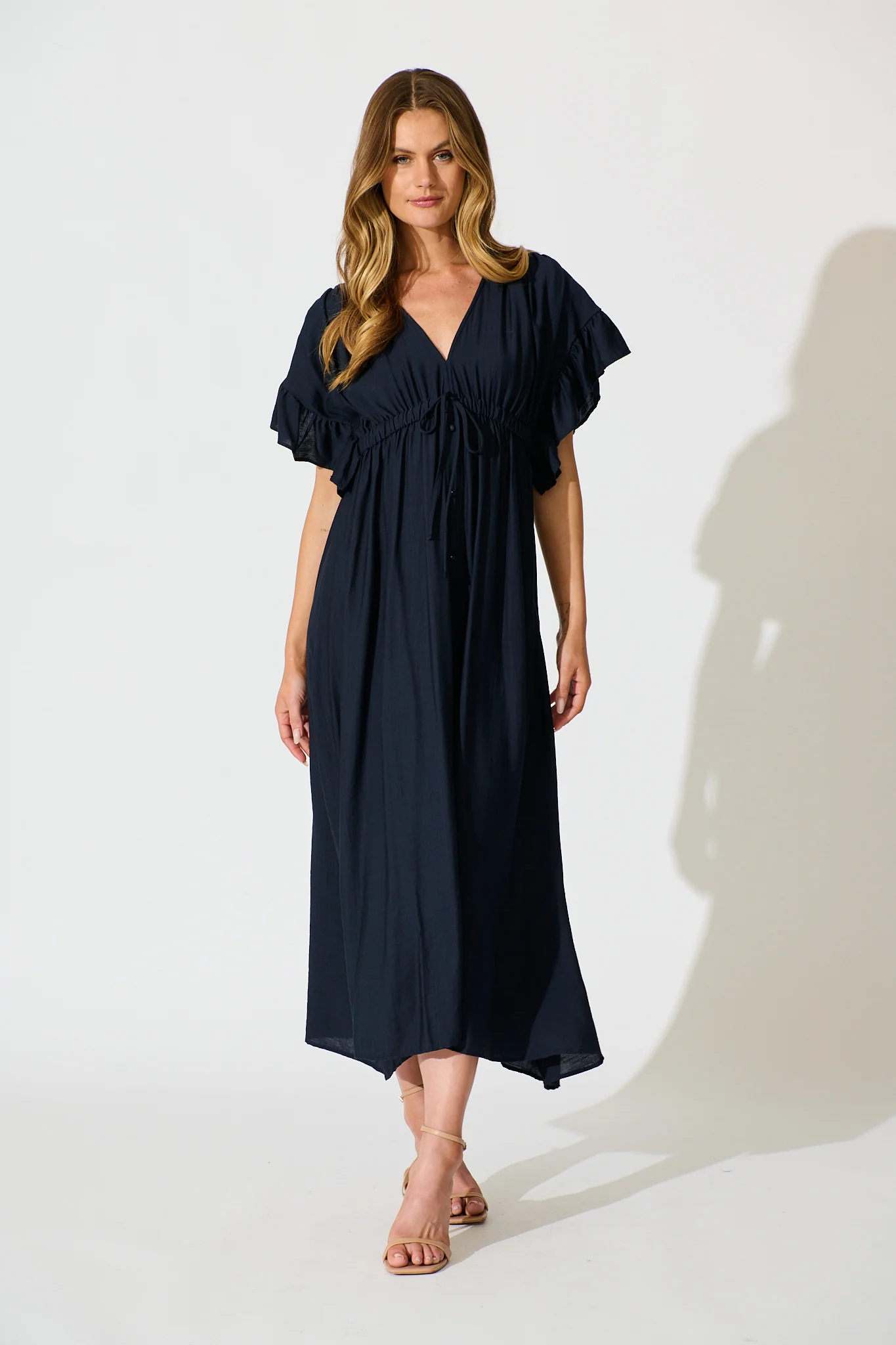 Rue Maxi Dress In Navy