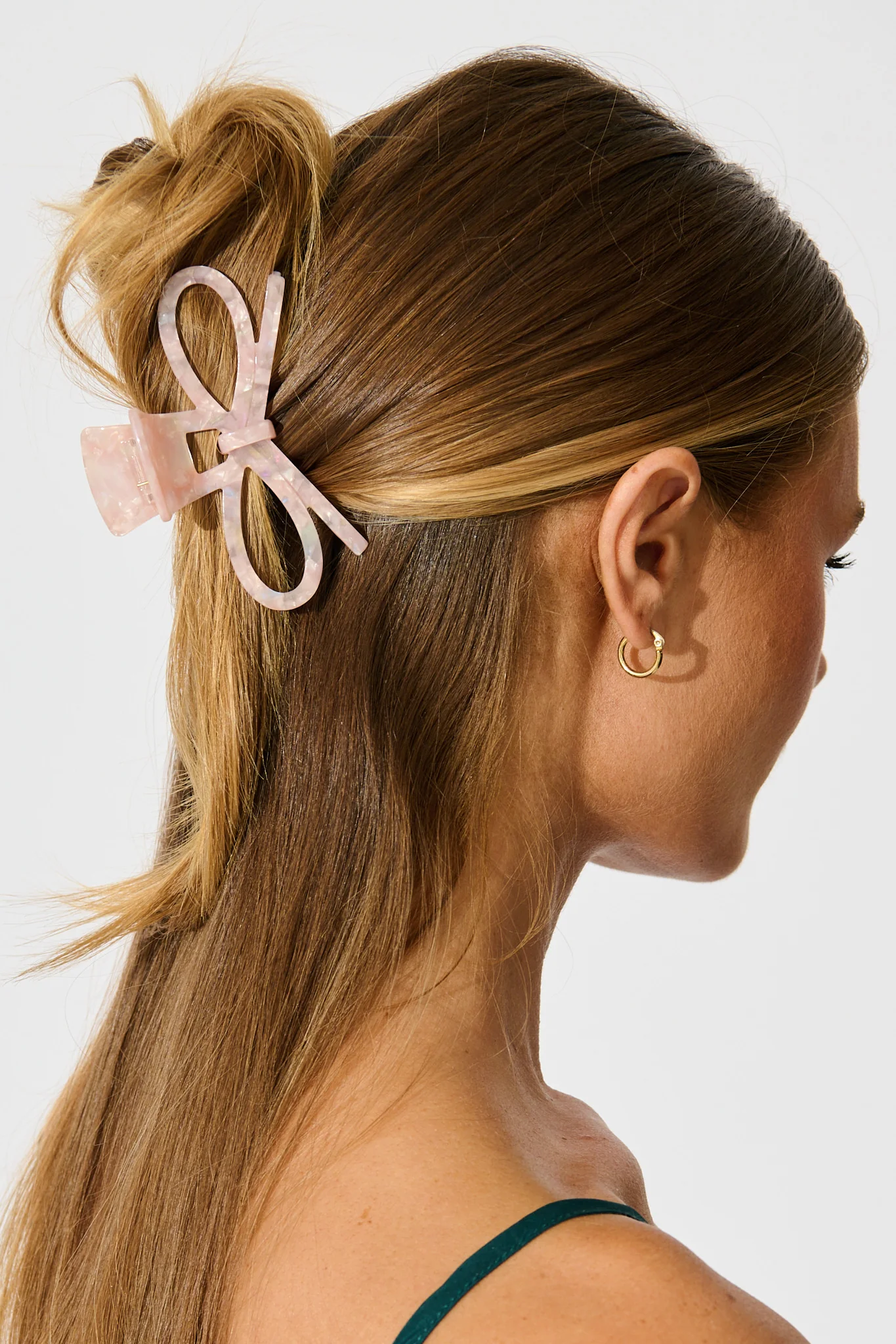 Sally Hair Claw in Blush Pink - Image 4