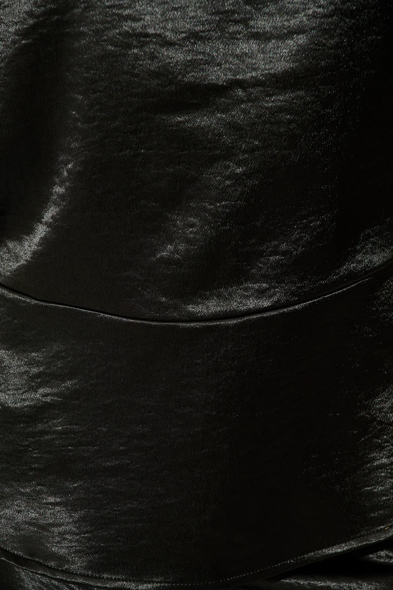Satin Serenade Top in Black - Image 6