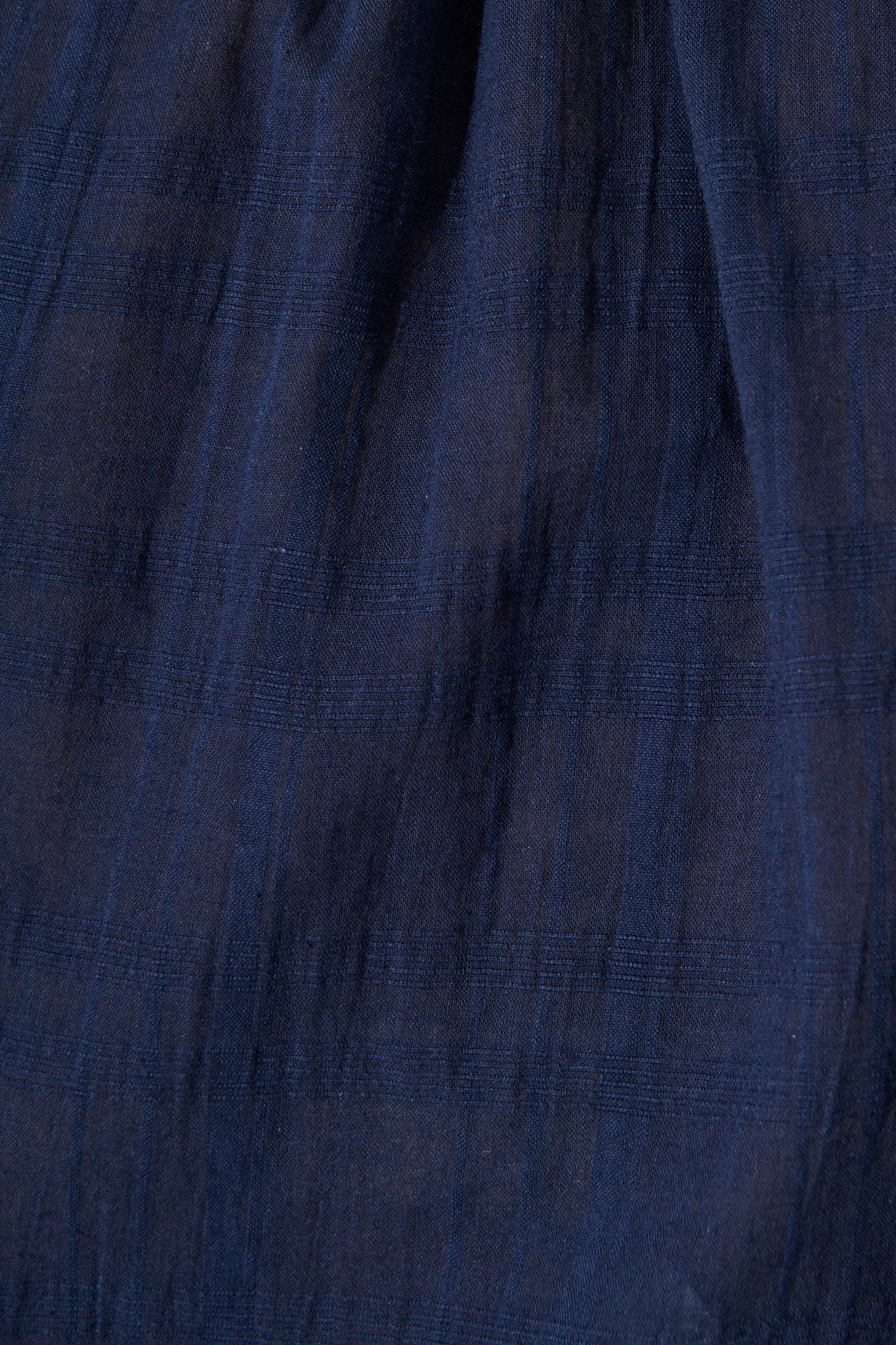 Seabound Top in Navy Textured Cotton - Image 9