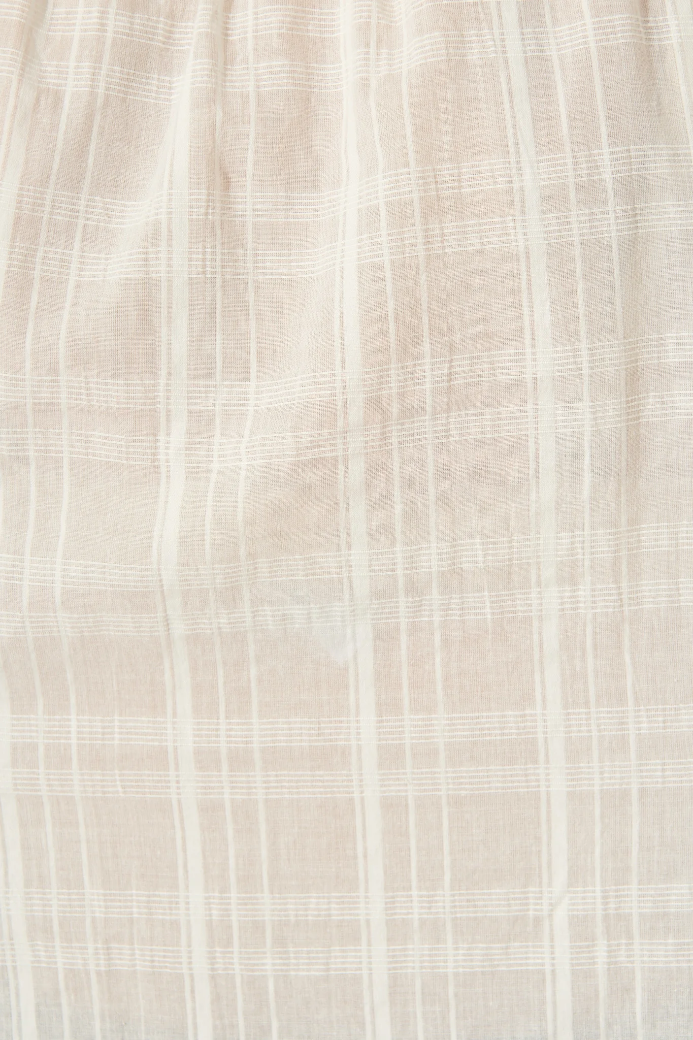 Seabound Top in White Textured Cotton - Image 6