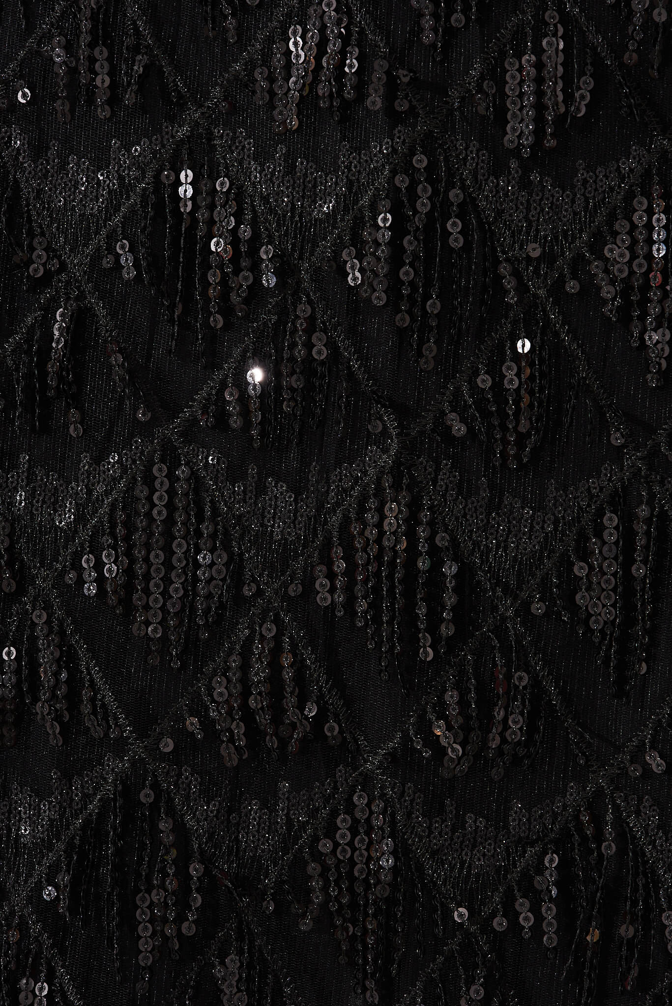 Seema Sequin Dress In Black Sequin - Image 11