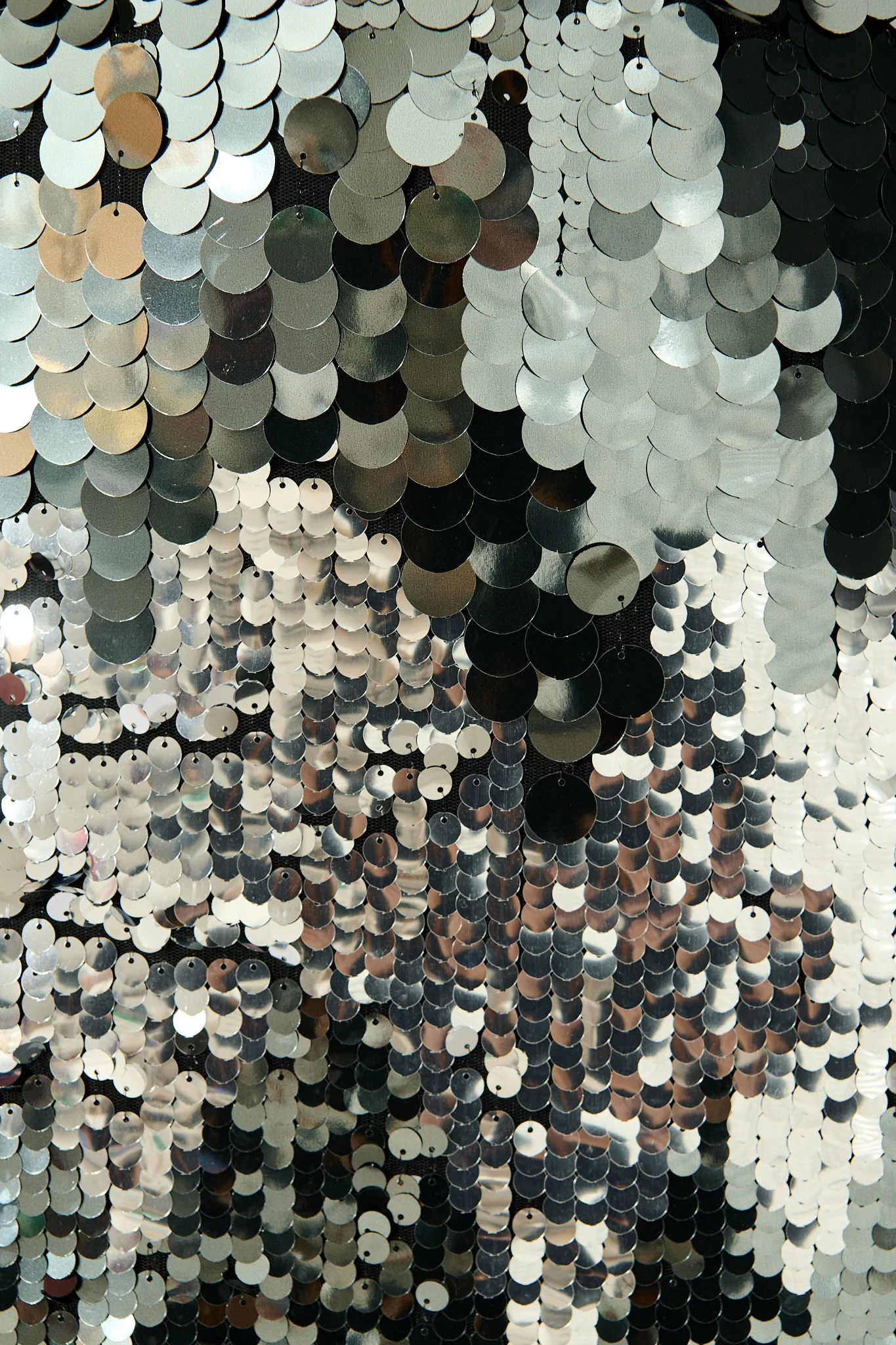 Sequinned Seduction Skirt in Silver Multi Sequin - Image 9