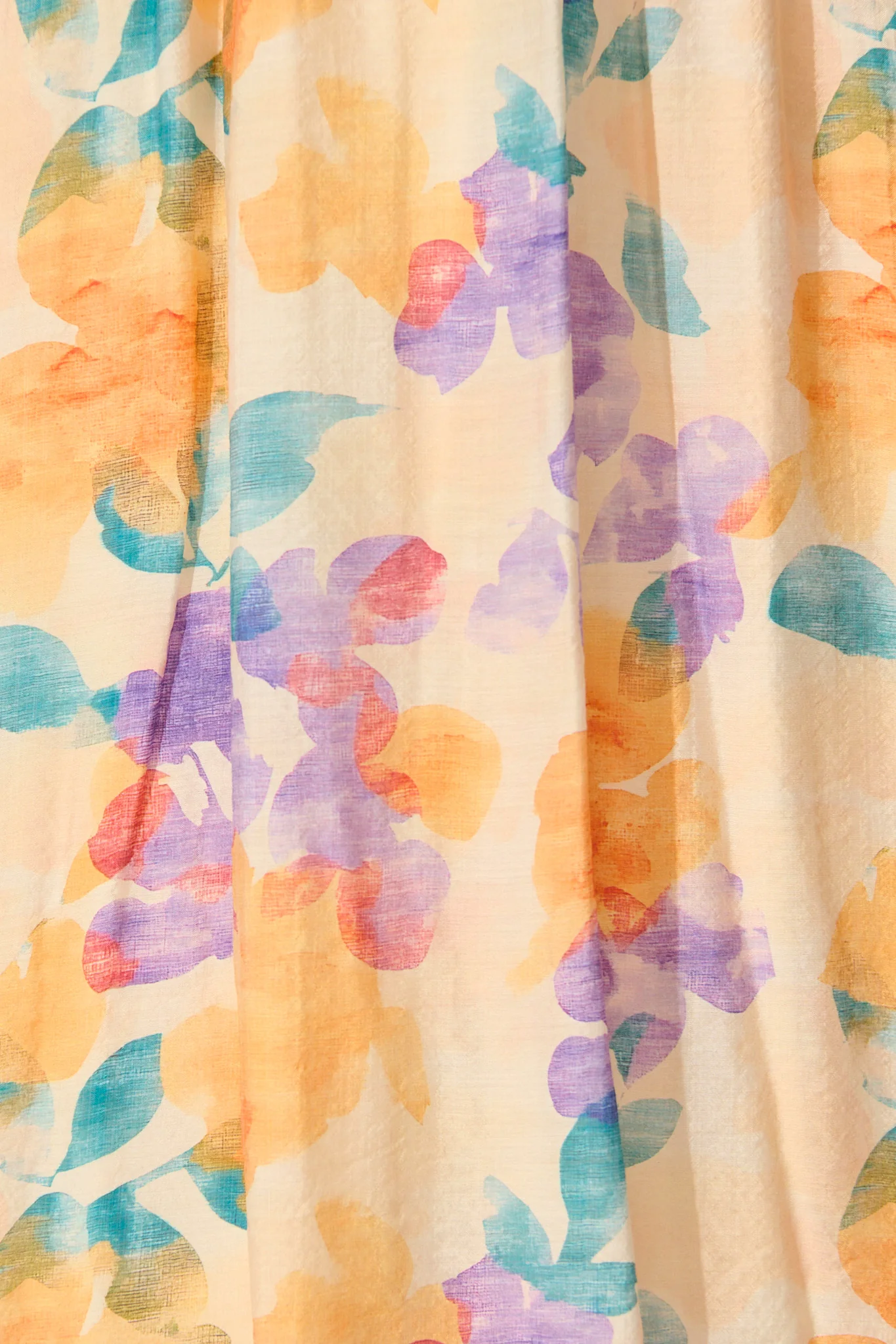 Seraphine Maxi Dress in Tangerine Multi Watercolour Floral - Image 6