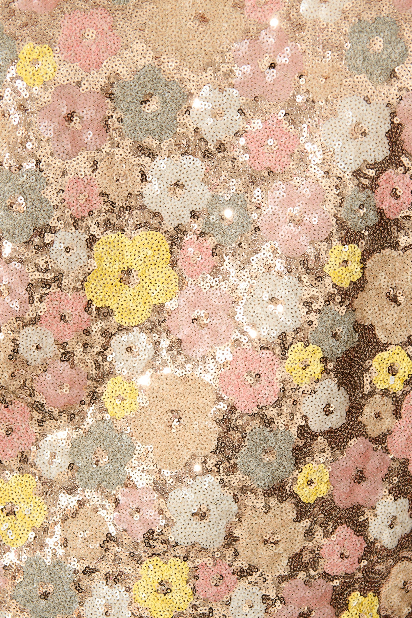 Sette Knit In Brown With Flower Sequin Wool Blend - Image 9