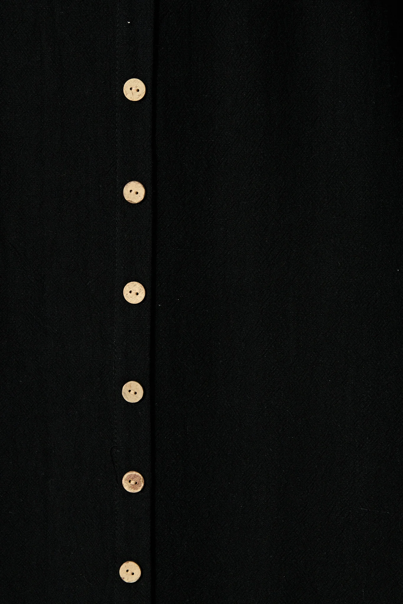 Shani Maxi Dress in Black Linen Blend - Image 6