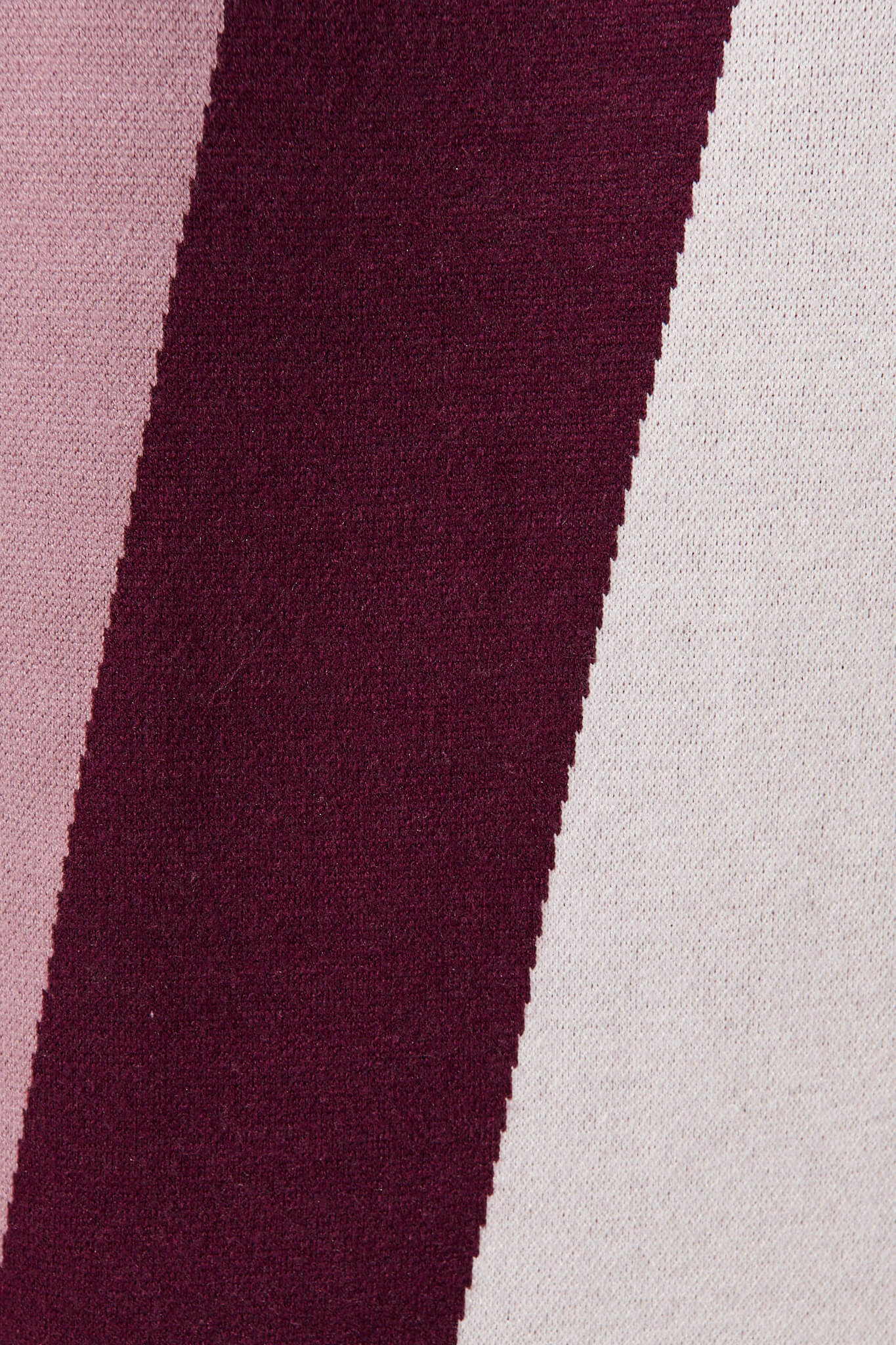 Sierra Knit In Plum Multi Stripe Cotton Blend - Image 12