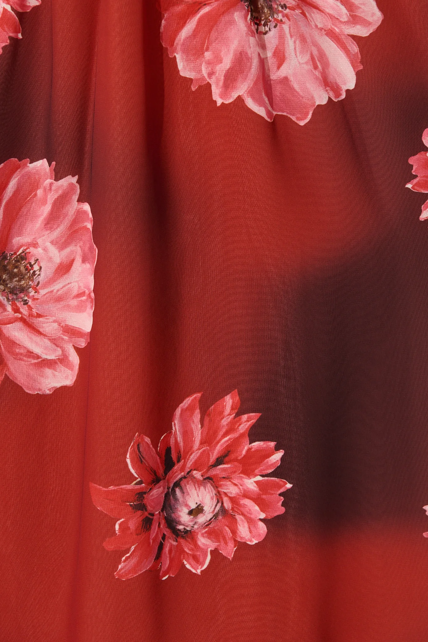 So Devine Midi Dress in Wine and Black Floral - Image 7