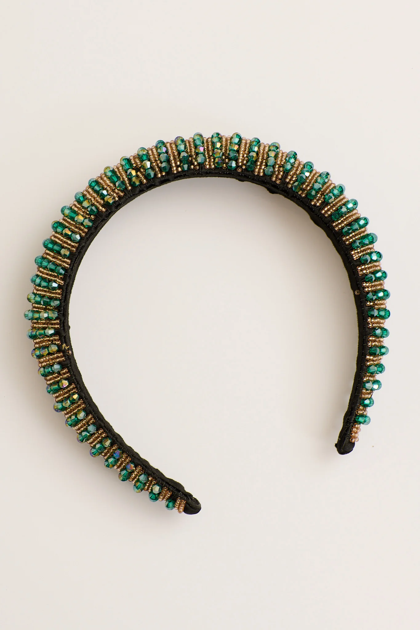 Sophia Headband In Green Multi - Image 2