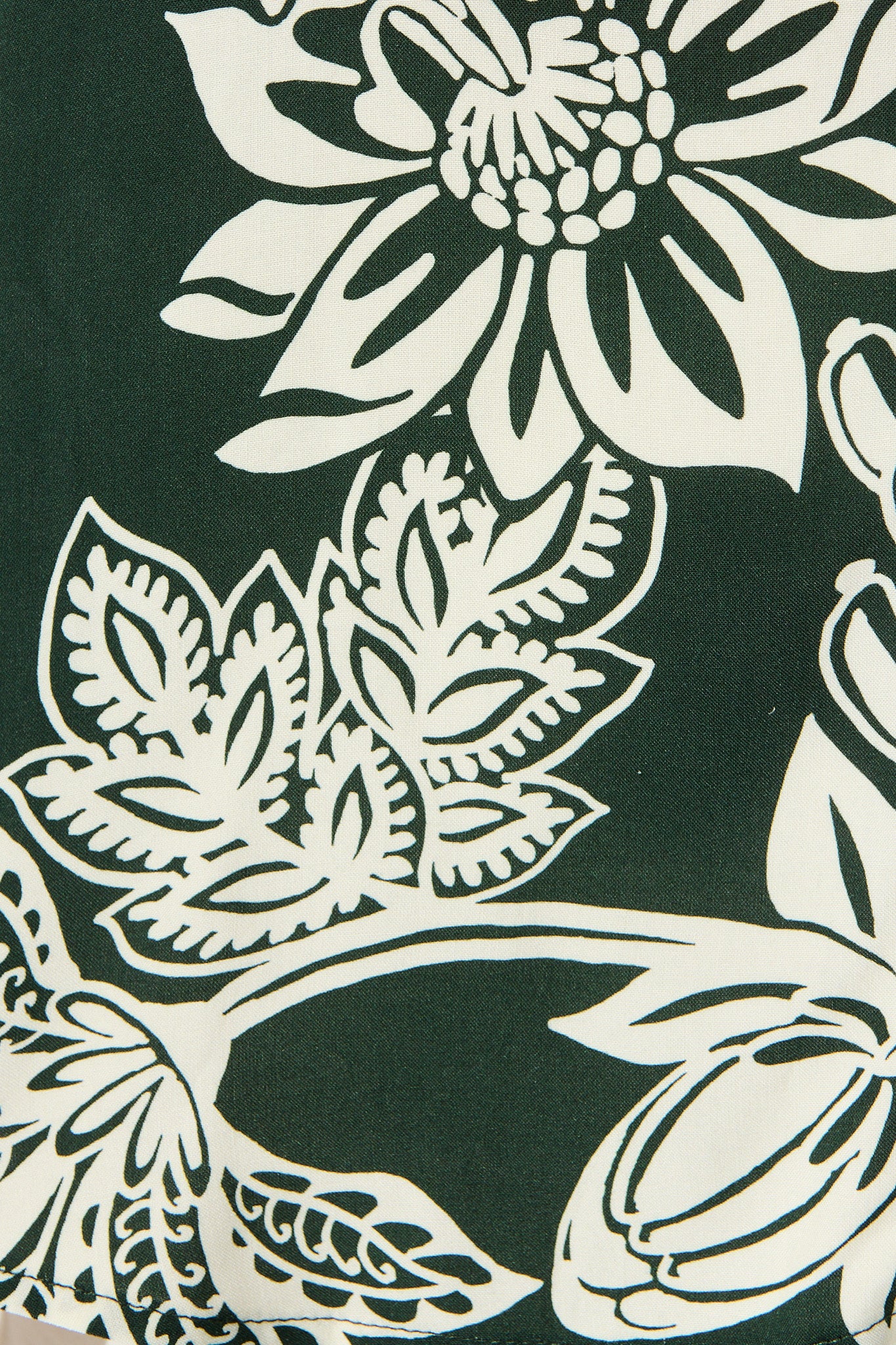 Spotlight Shirt in Emerald with White Floral - Image 6