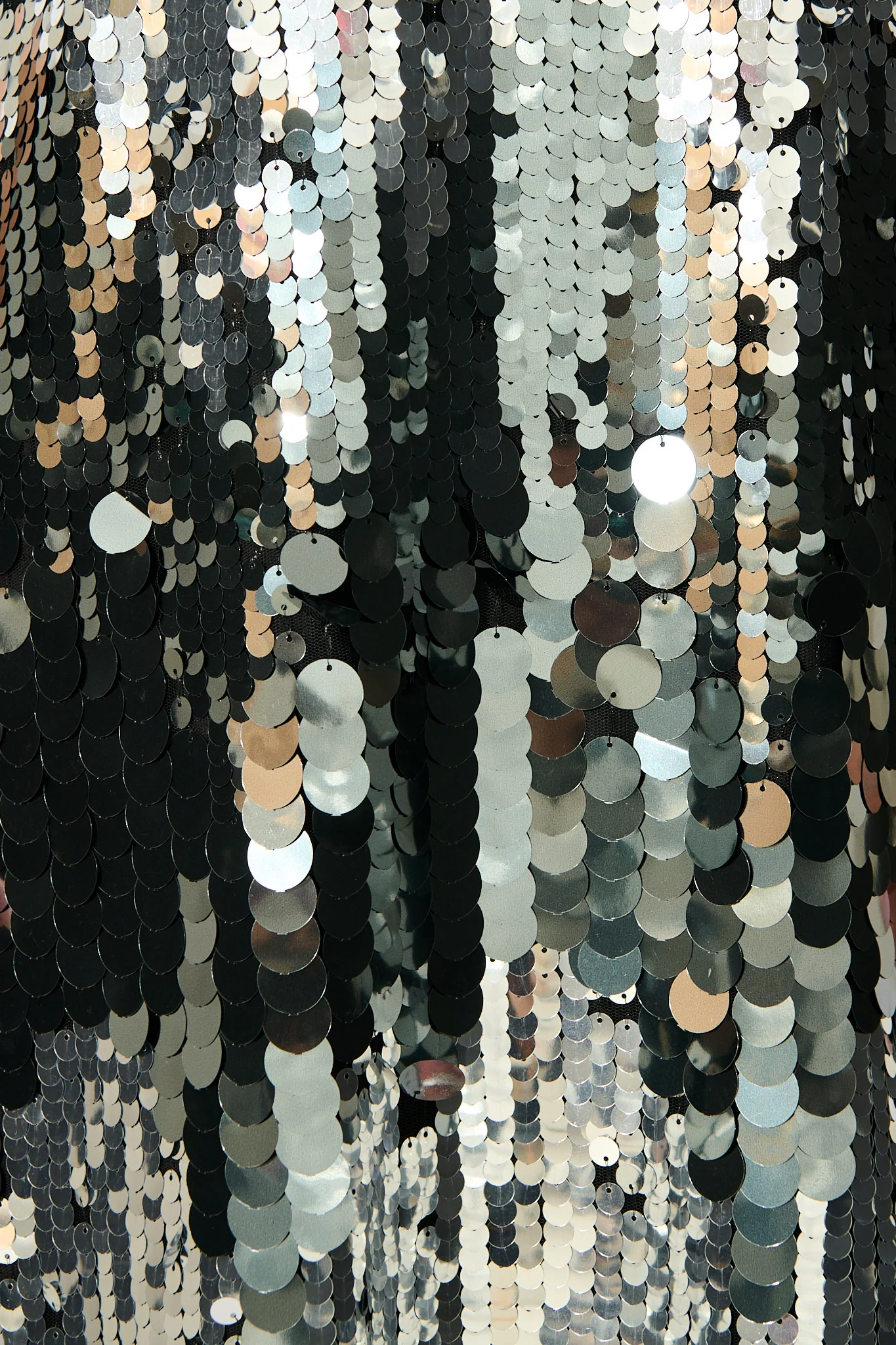 Stardust Sequin Dress in Silver Multi Sequin - Image 9