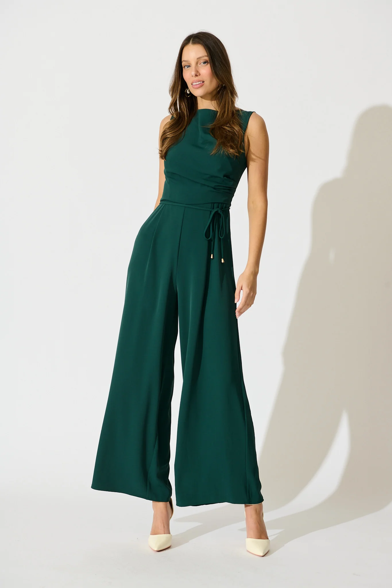 Studio Mode Jumpsuit in Emerald